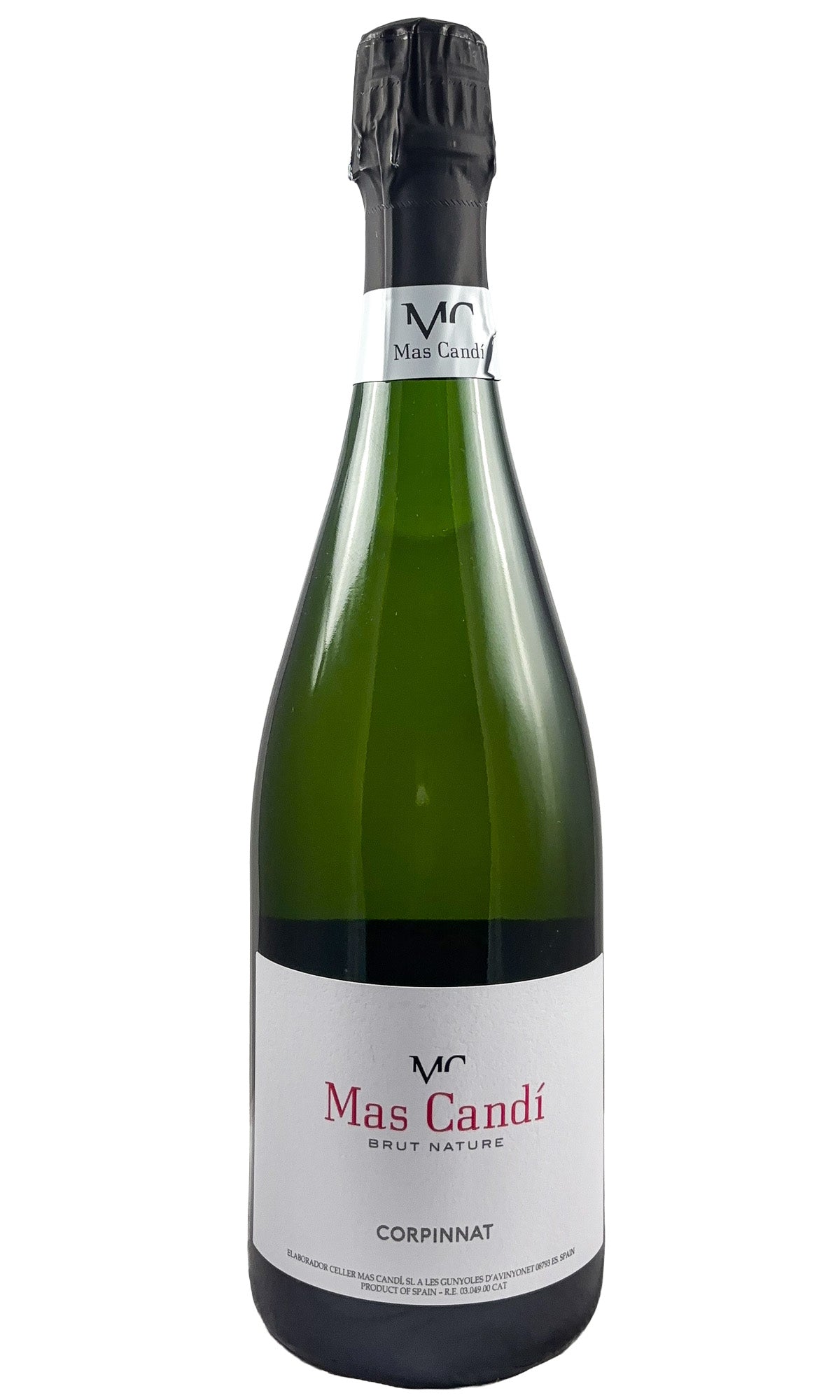 Bottle of Mas Candi, Corpinnat Brut Nature, 2023 - Sparkling Wine - Flatiron Wines & Spirits - New York