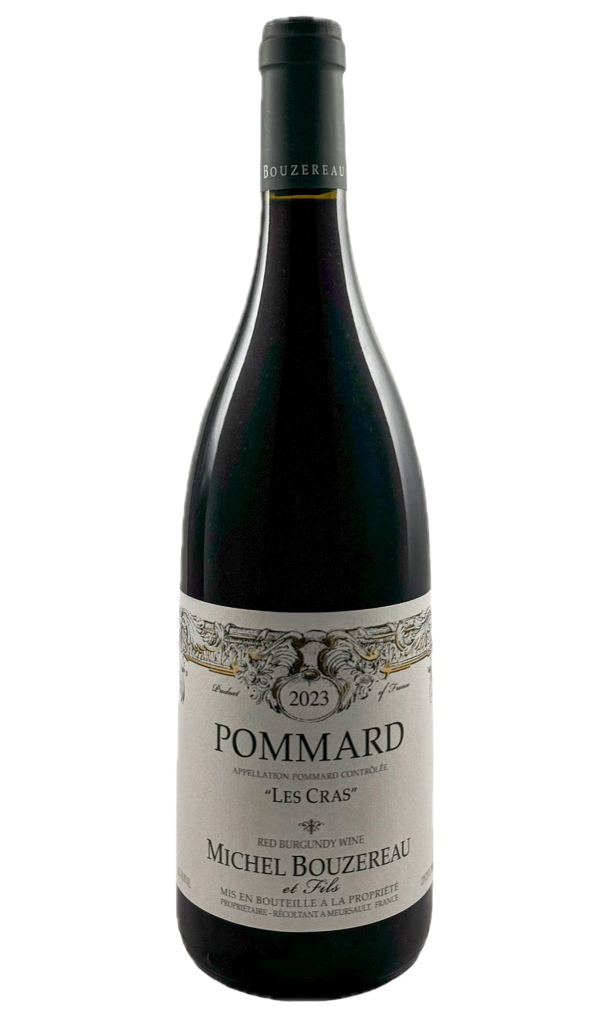Bottle of Michel Bouzereau, Pommard Les Cras, 2023 - Red Wine - Flatiron Wines & Spirits - New York