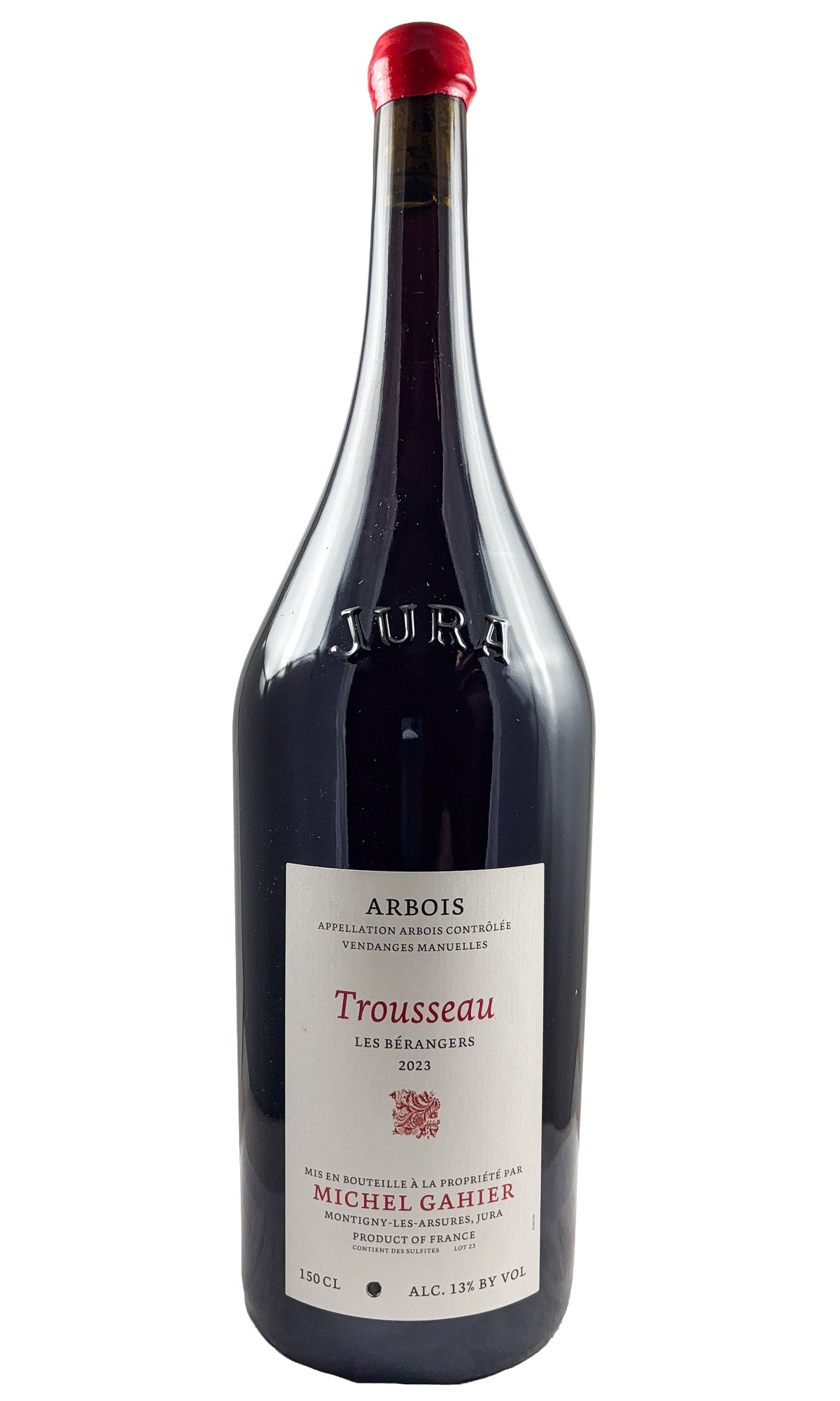 Bottle of Michel Gahier, Arbois Rouge Trousseau Berangers, 2023 (1.5L) - Red Wine - Flatiron Wines & Spirits - New York