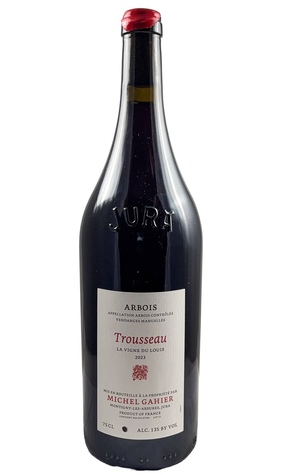 Bottle of Michel Gahier, Arbois Rouge Trousseau La Vigne de Louis, 2023 - Red Wine - Flatiron Wines & Spirits - New York