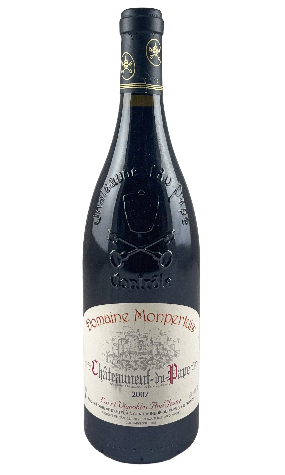 Bottle of Monpertuis, Chateauneuf-du-Pape, 2007 - Red Wine - Flatiron Wines & Spirits - New York
