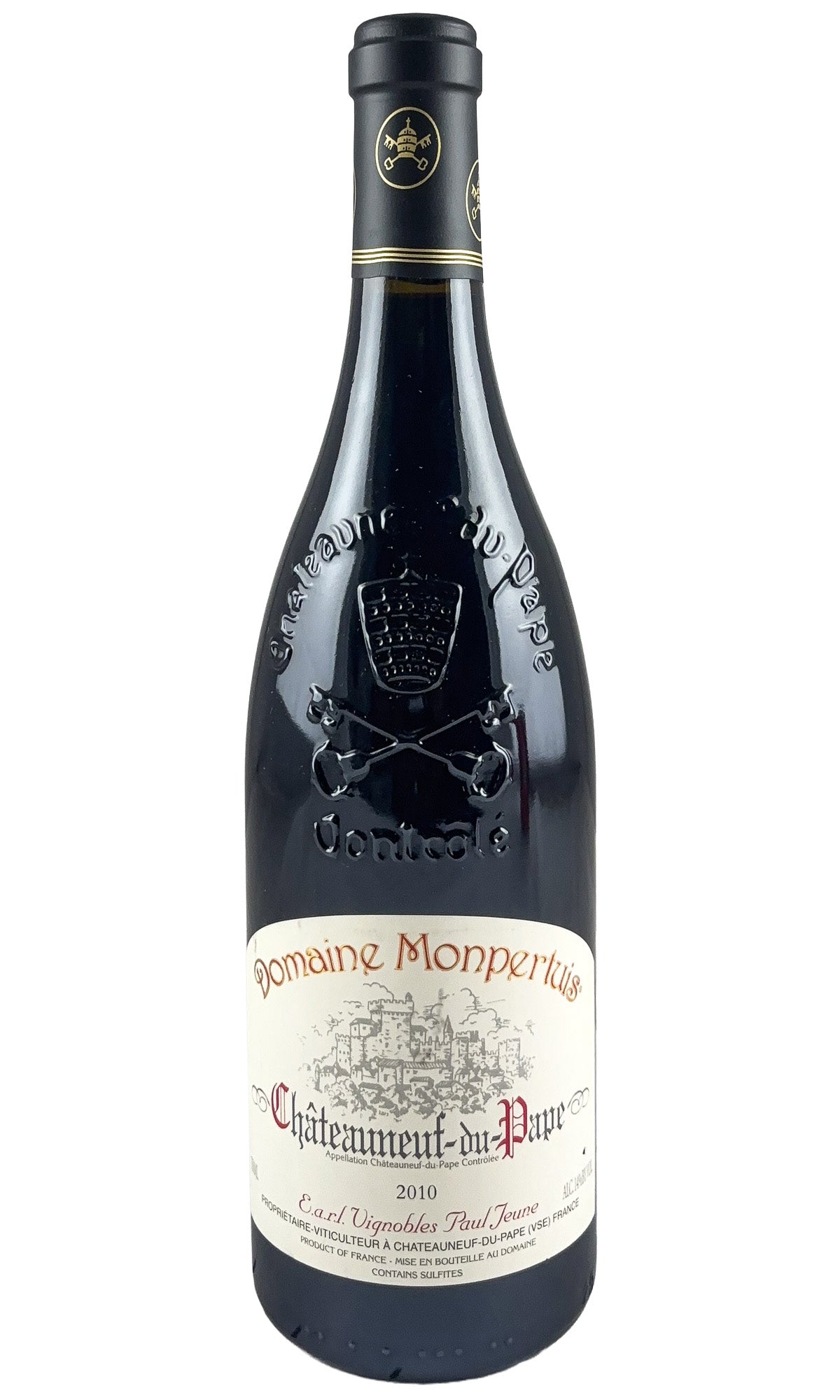Bottle of Monpertuis, Chateauneuf-du-Pape, 2010 - Red Wine - Flatiron Wines & Spirits - New York