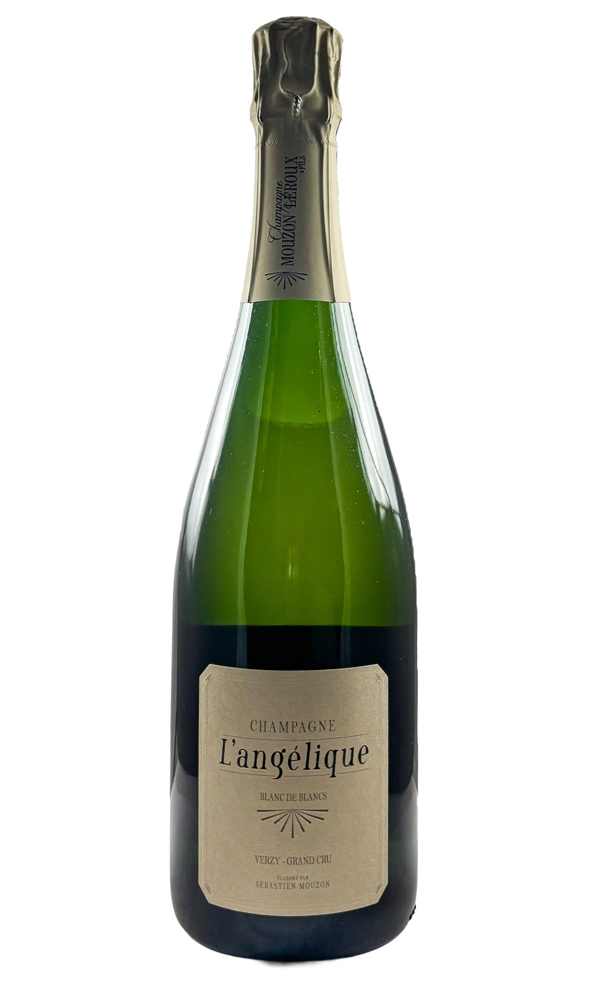 Bottle of Mouzon-Leroux, Champagne l'Angelique Blanc de Blancs Brut Nature Grand Cru, 2018 - Sparkling Wine - Flatiron Wines & Spirits - New York