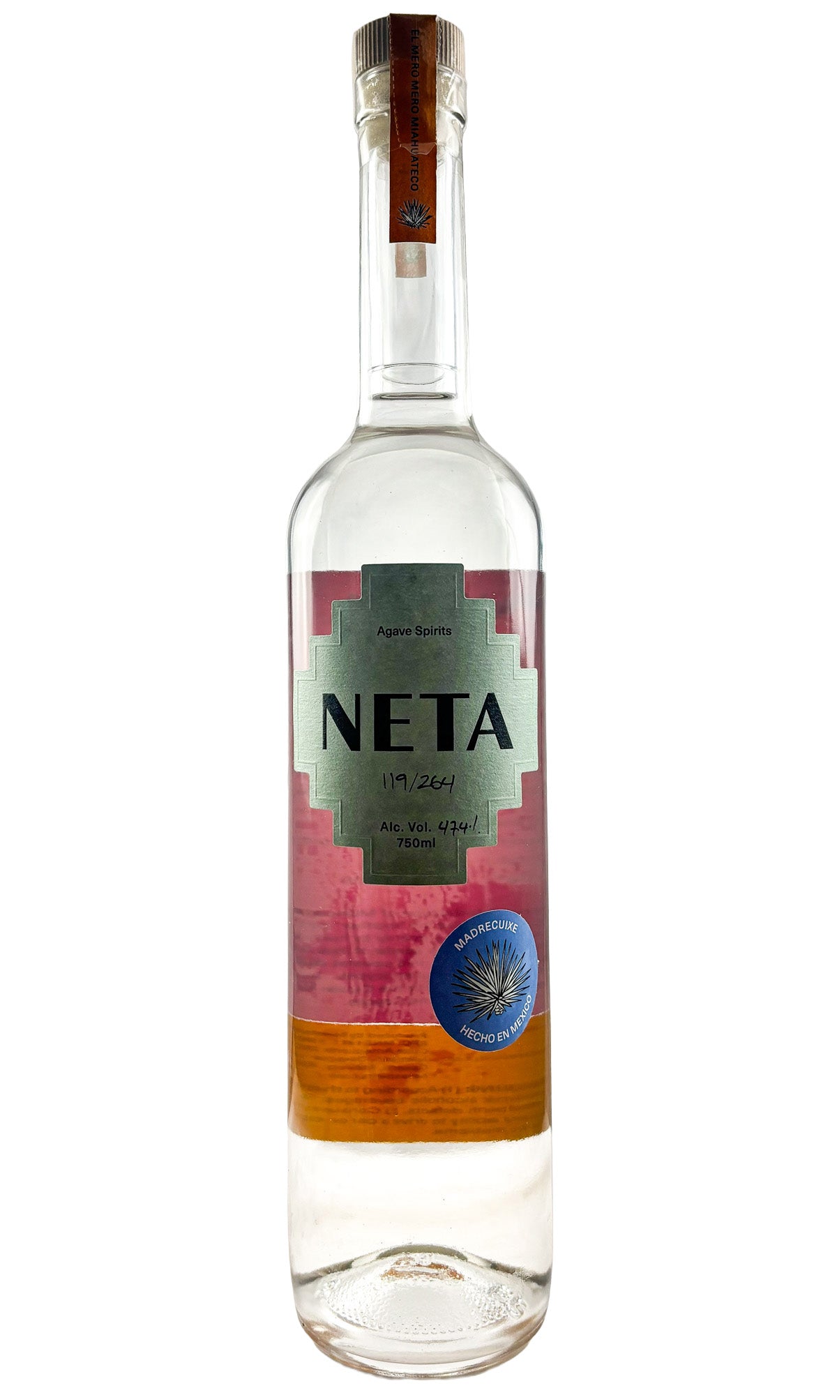 Bottle of Neta, Mezcal Madrecuixe Capon Hermongenes, NV - Spirit - Flatiron Wines & Spirits - New York