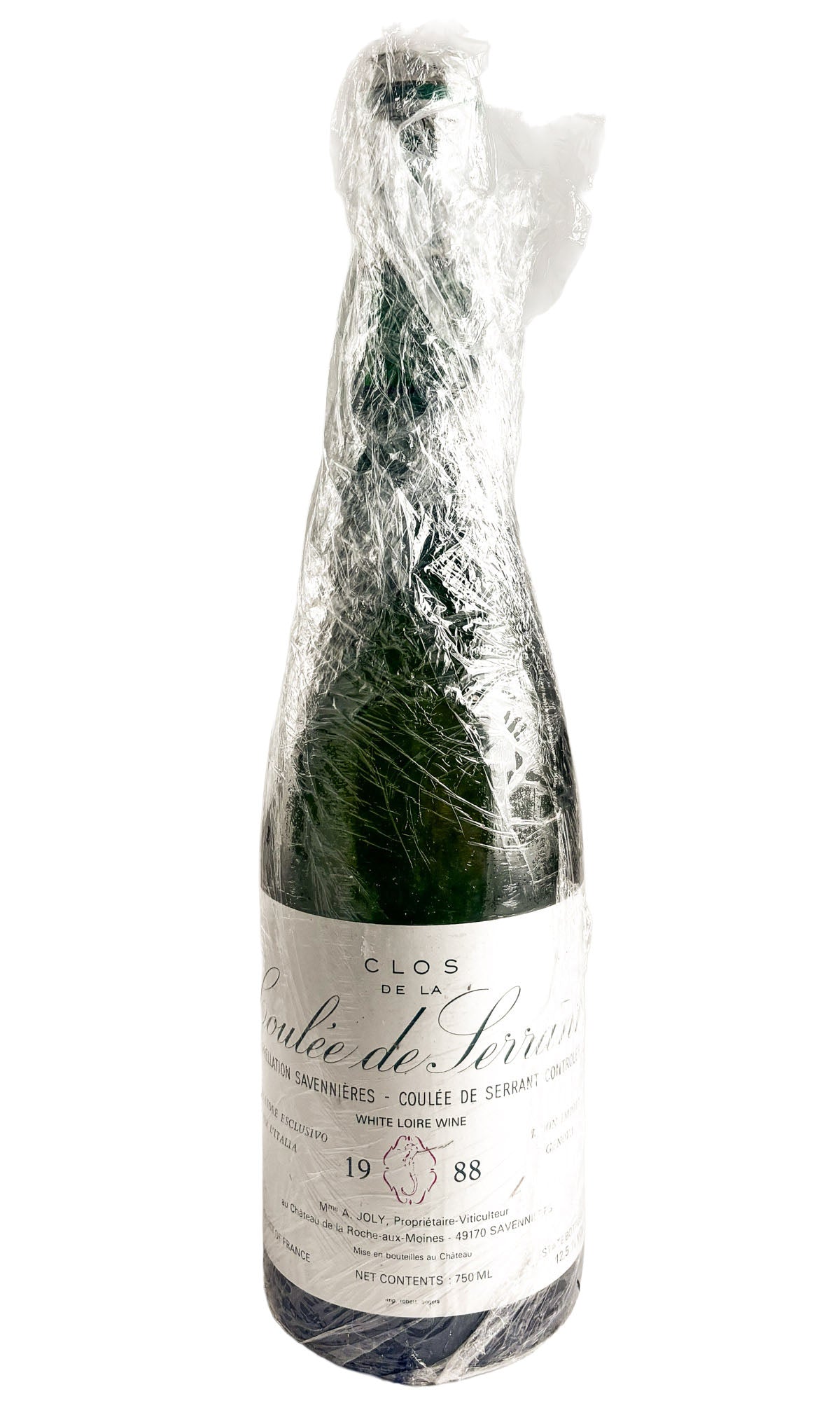 Bottle of Nicolas Joly, Clos de la Coulée de Serrant, 1988 - White Wine - Flatiron Wines & Spirits - New York