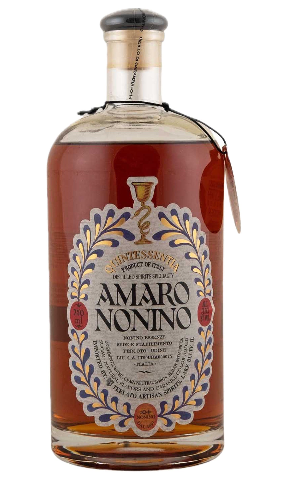 Bottle of Nonino, Amaro Quintessentia - Spirit - Flatiron Wines & Spirits - New York