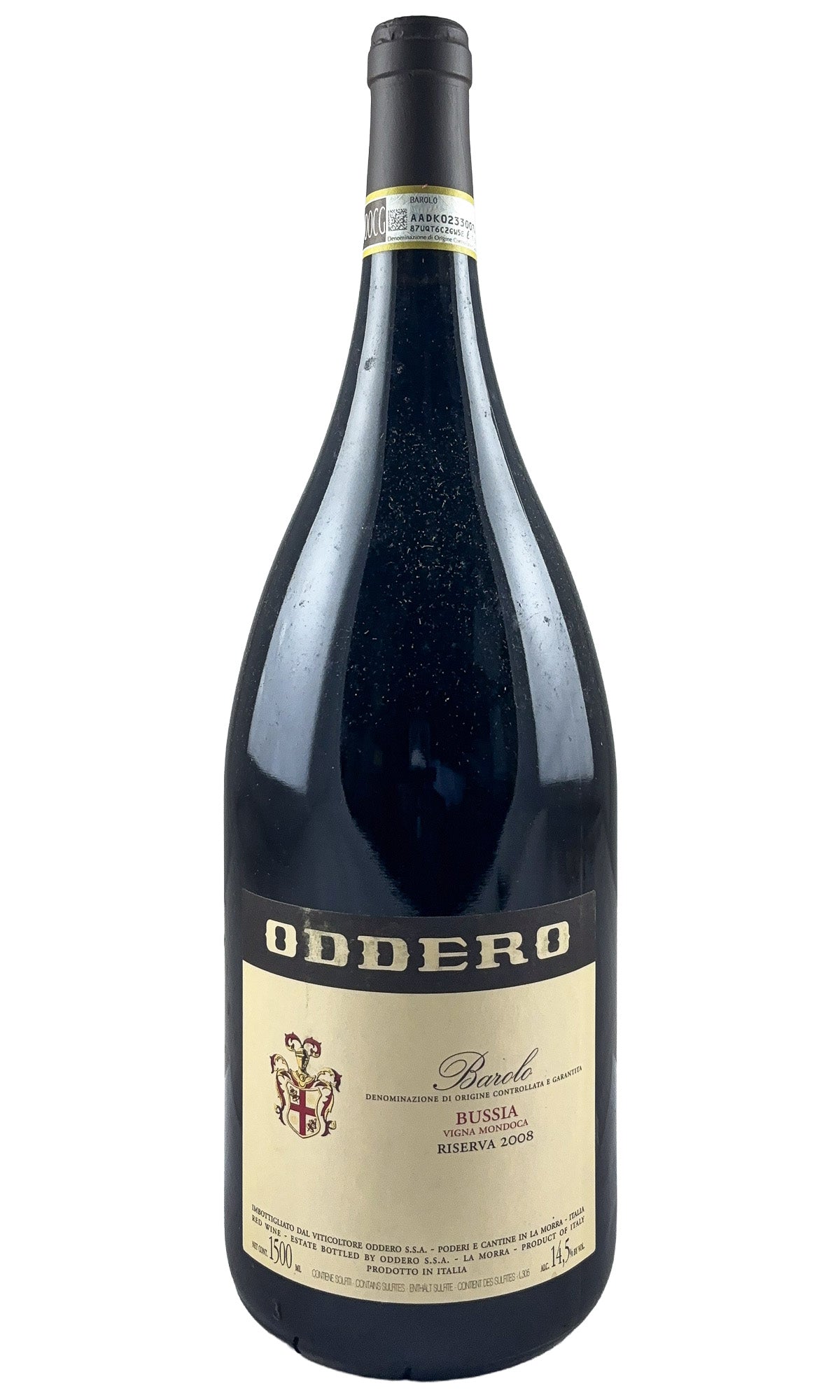 Bottle of Oddero, Barolo Riserva Bussia, 2008 (1.5L) - Red Wine - Flatiron Wines & Spirits - New York