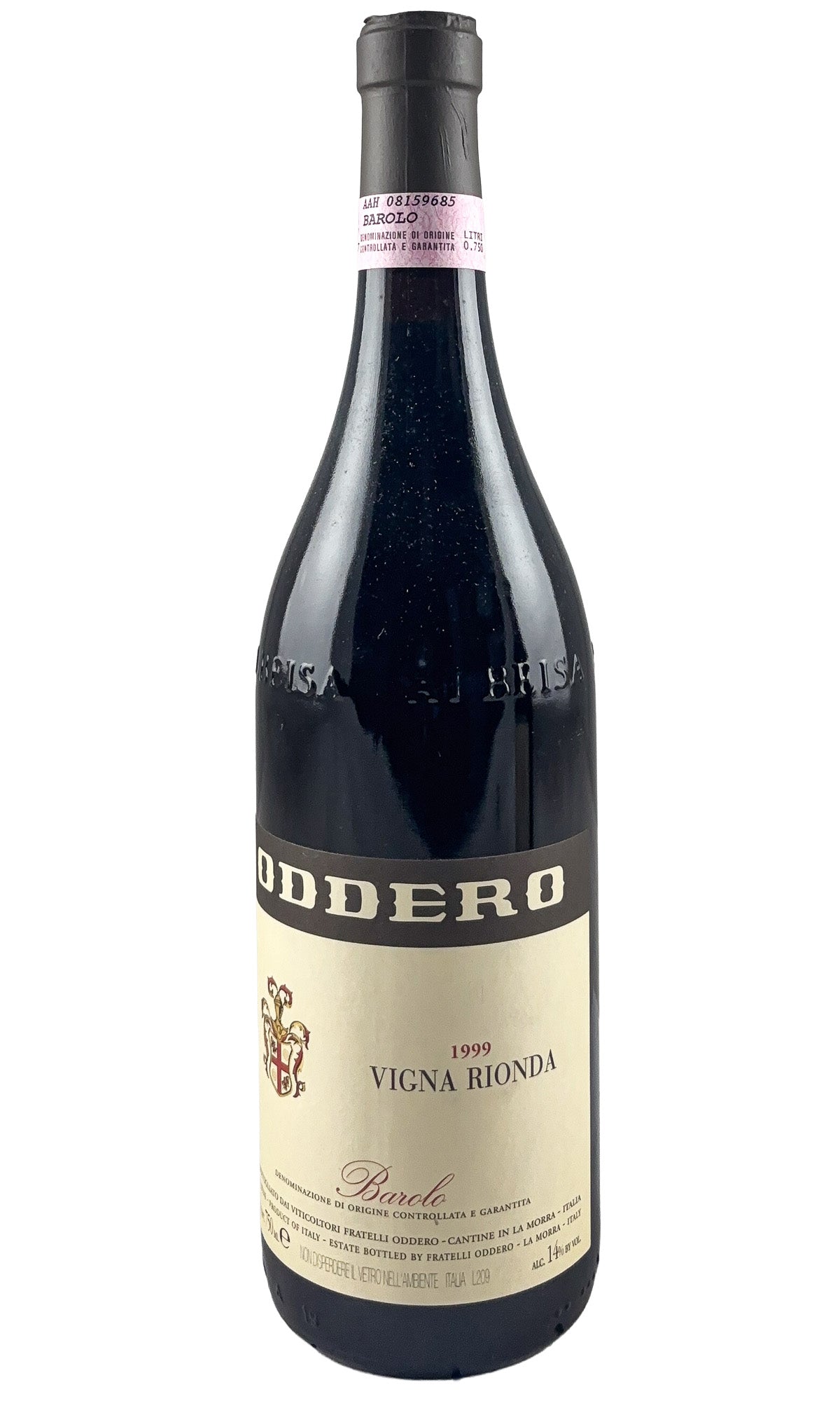 Bottle of Oddero, Barolo Vigna Rionda, 1999 - Red Wine - Flatiron Wines & Spirits - New York