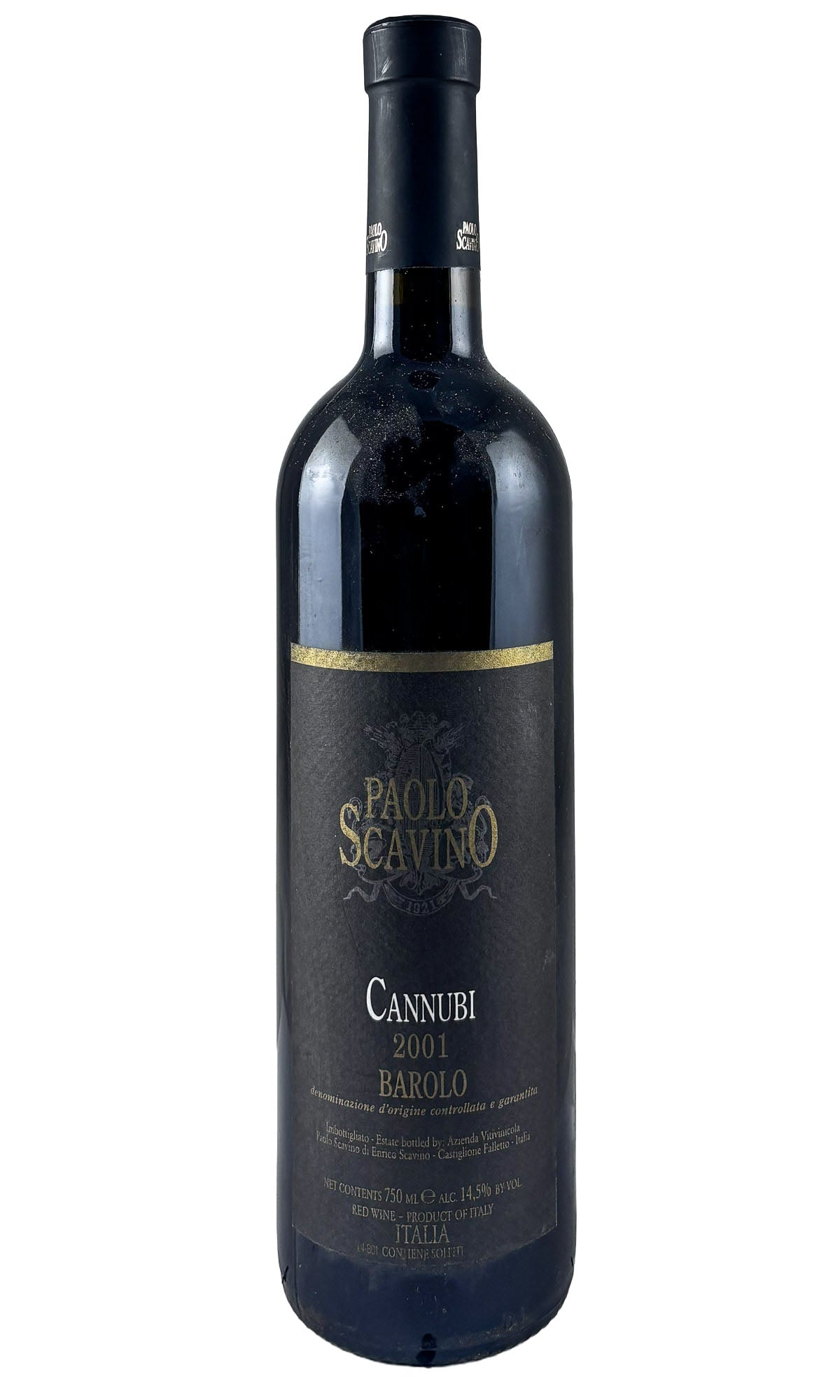 Bottle of Paolo Scavino, Barolo Cannubi, 2001 - Red Wine - Flatiron Wines & Spirits - New York
