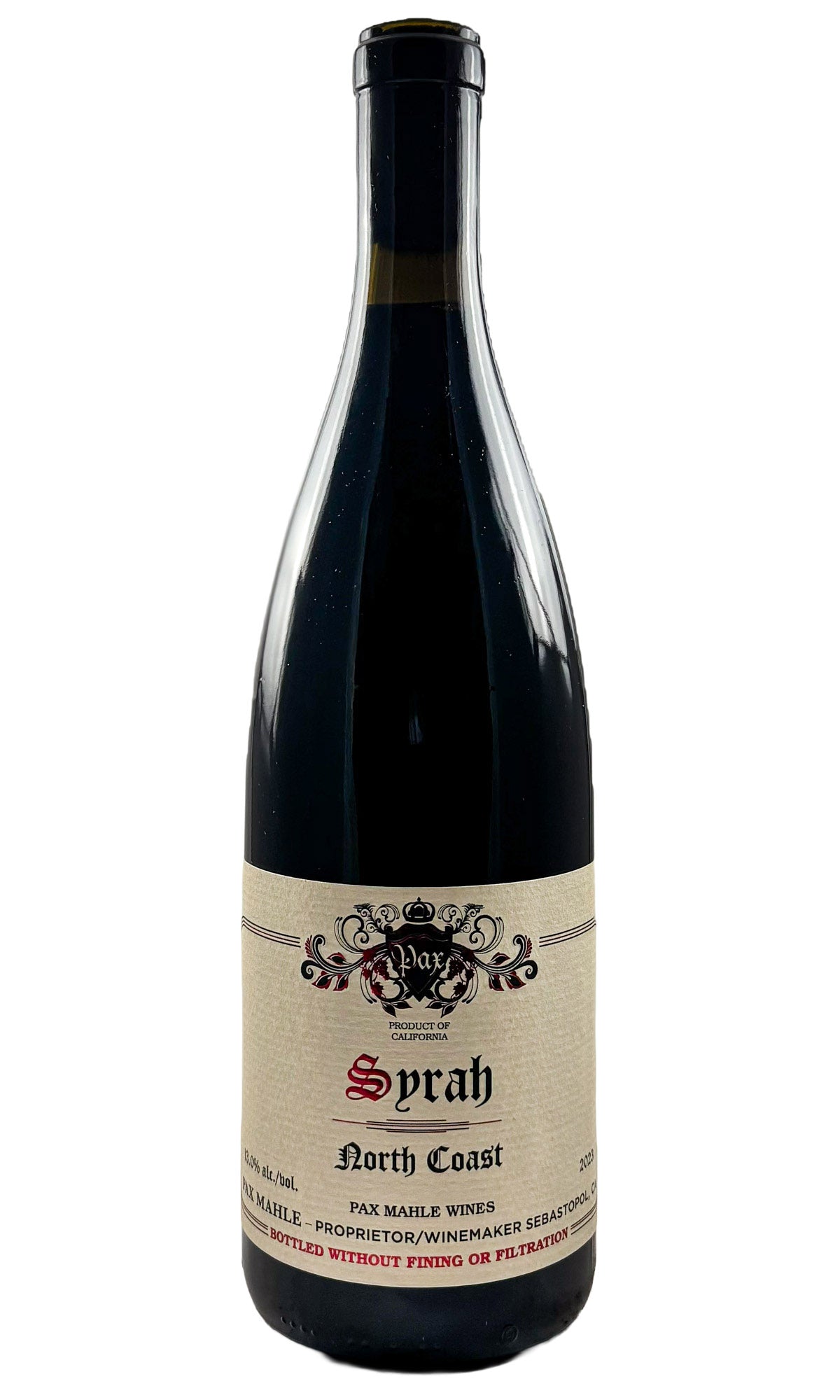 Bottle of Pax Wine Cellars, Syrah North Coast, 2023 - Red Wine - Flatiron Wines & Spirits - New York