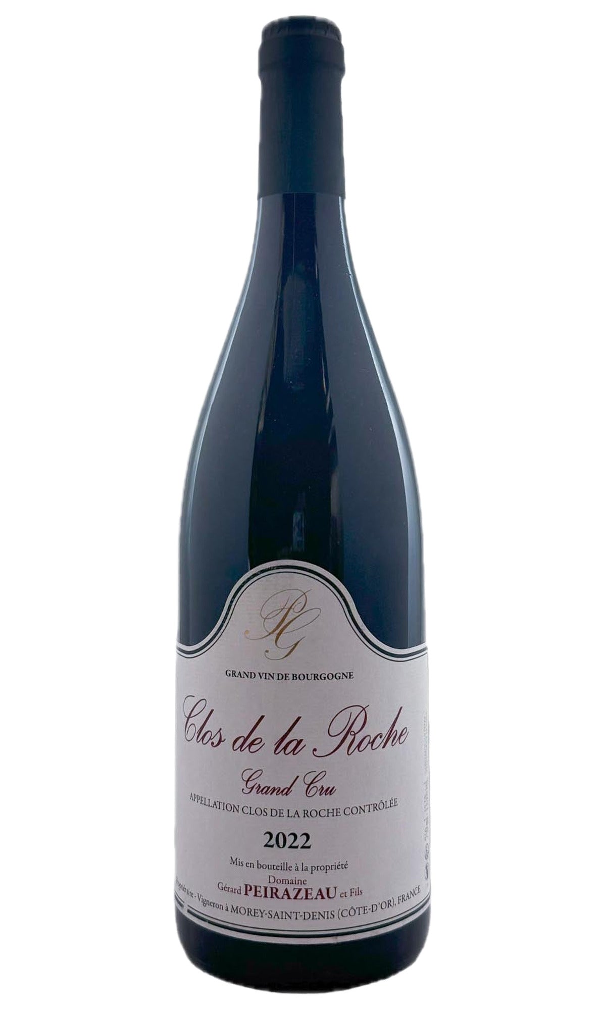 Bottle of Peirazeau, Clos de la Roche Grand Cru, 2022 - Red Wine - Flatiron Wines & Spirits - New York