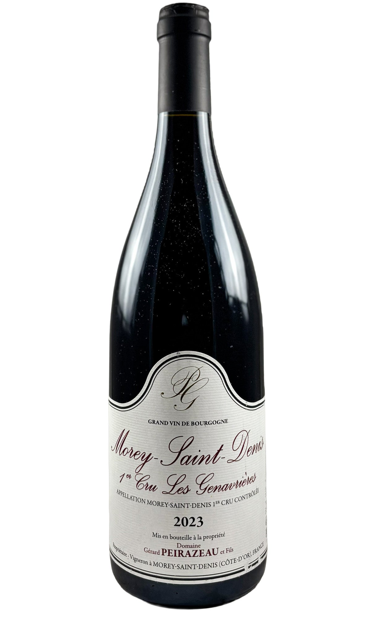 Bottle of Peirazeau, Morey Saint Denis 1er cru 'Les Genavrieres', 2023 - Red Wine - Flatiron Wines & Spirits - New York