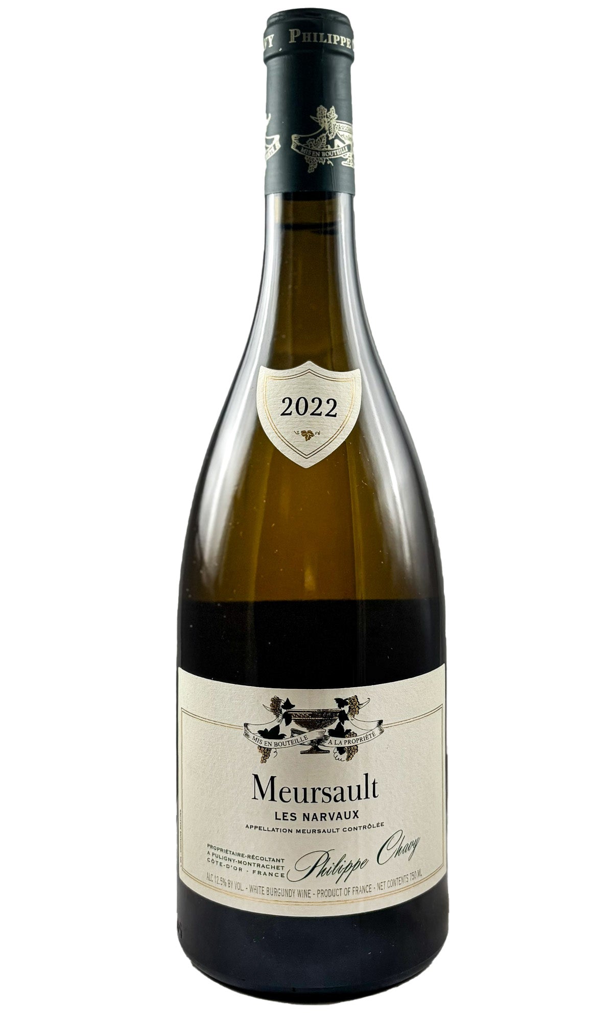 Bottle of Philippe Chavy, Meursault Les Narvaux, 2022 - White Wine - Flatiron Wines & Spirits - New York