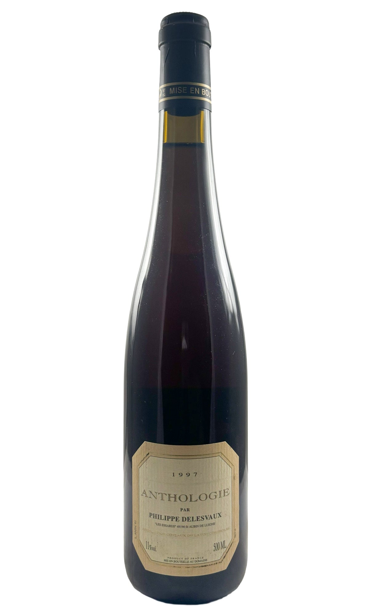Bottle of Philippe Delesvaux, Coteaux du Layon Anthologie, 1997 (500ml) - Red Wine - Flatiron Wines & Spirits - New York