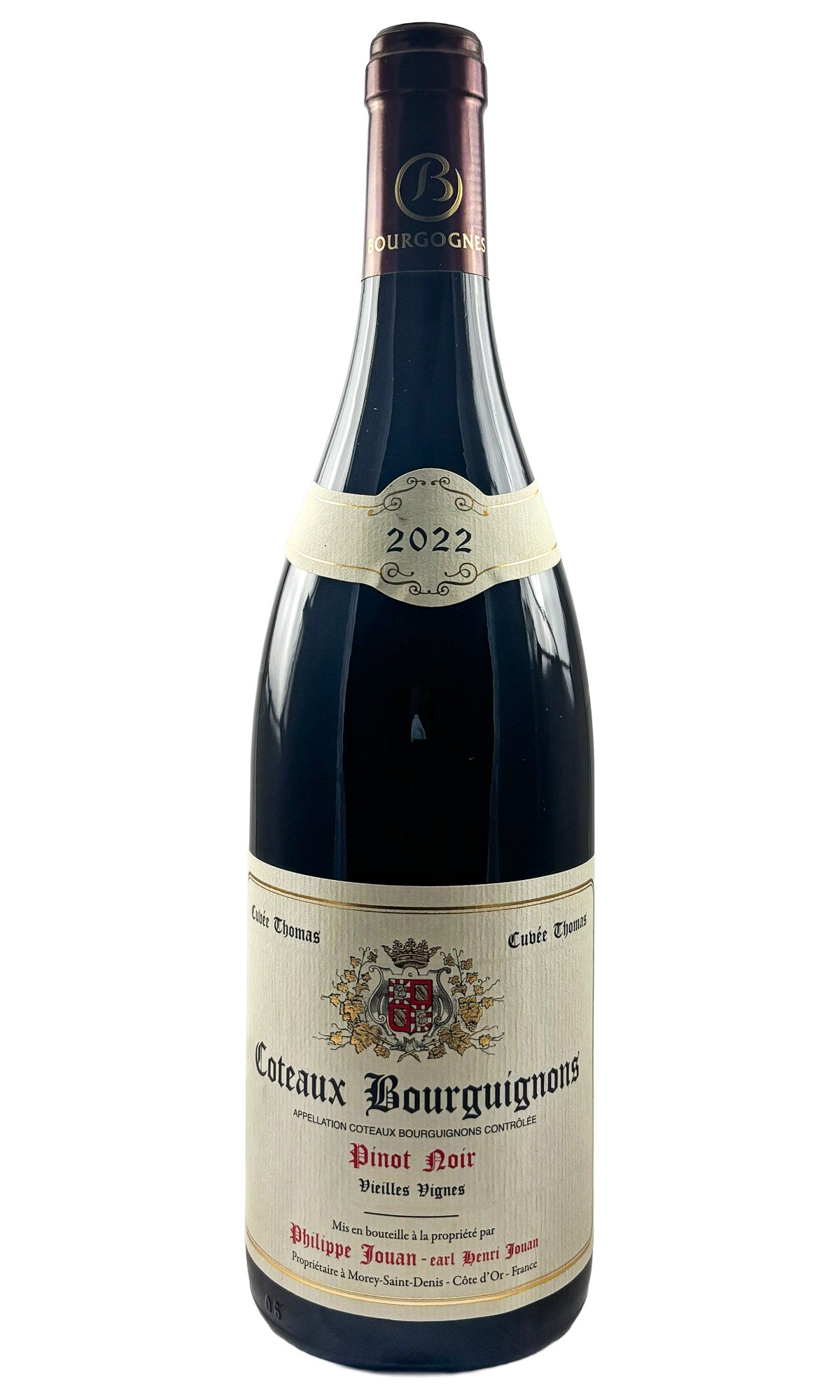 Bottle of Philippe Jouan, Coteaux Bourguignons, 2022 - Red Wine - Flatiron Wines & Spirits - New York