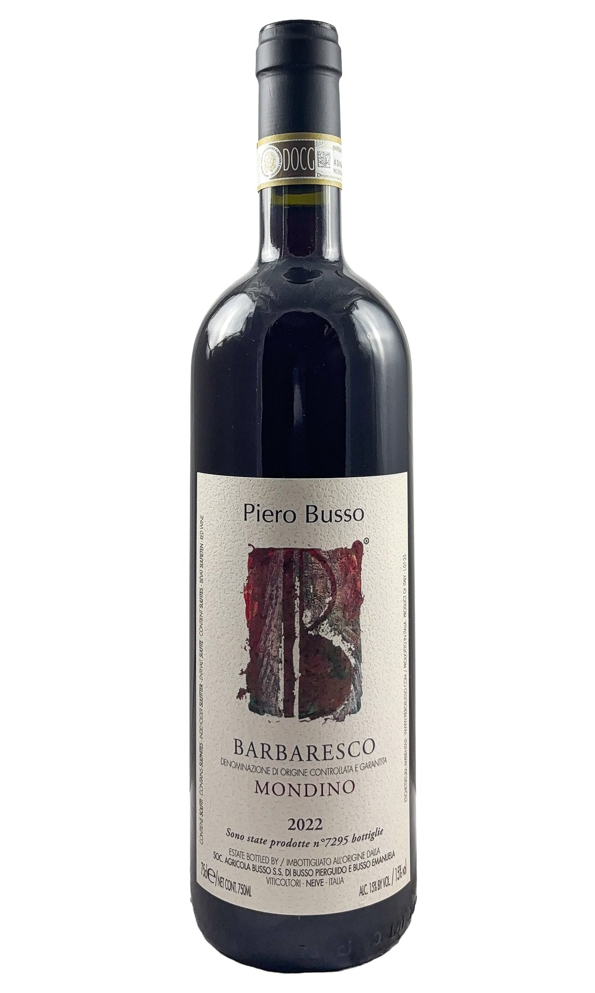 Bottle of Piero Busso, Barbaresco Mondino, 2022 - Red Wine - Flatiron Wines & Spirits - New York