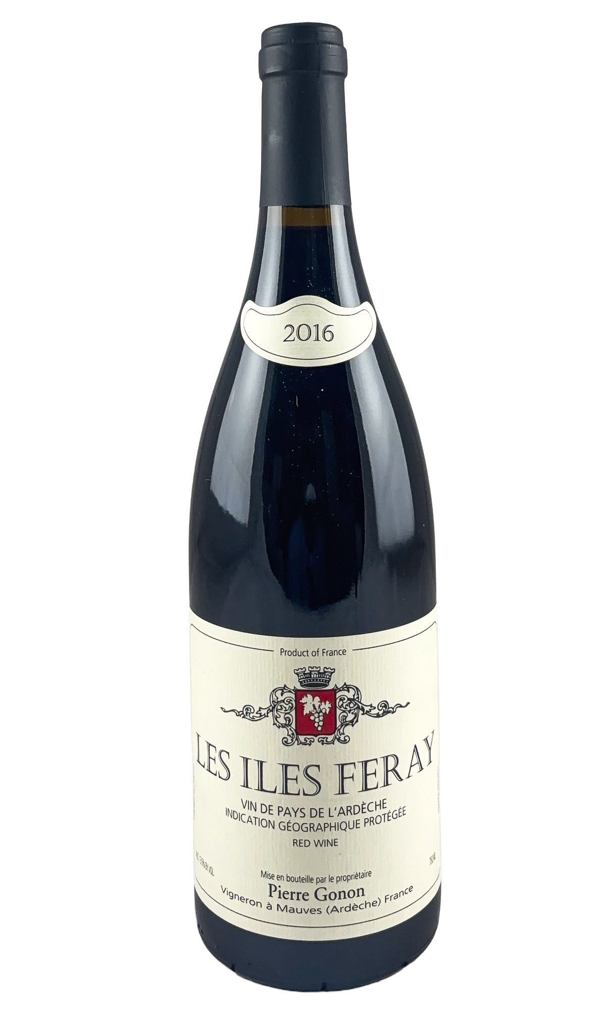 Bottle of Pierre Gonon, Ardeche Les Iles Feray, 2016 - Red Wine - Flatiron Wines & Spirits - New York