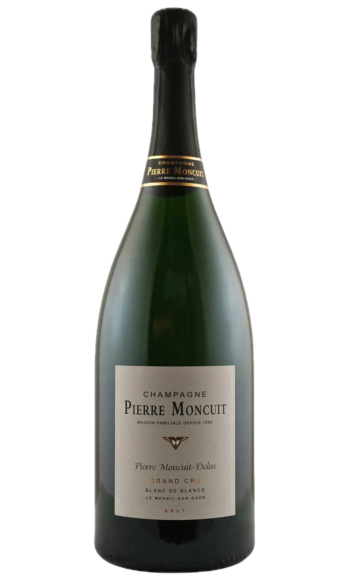 Bottle of Pierre Moncuit, Champagne Delos Blanc de Blancs Grand Cru, NV (1.5L) - Sparkling Wine - Flatiron Wines & Spirits - New York