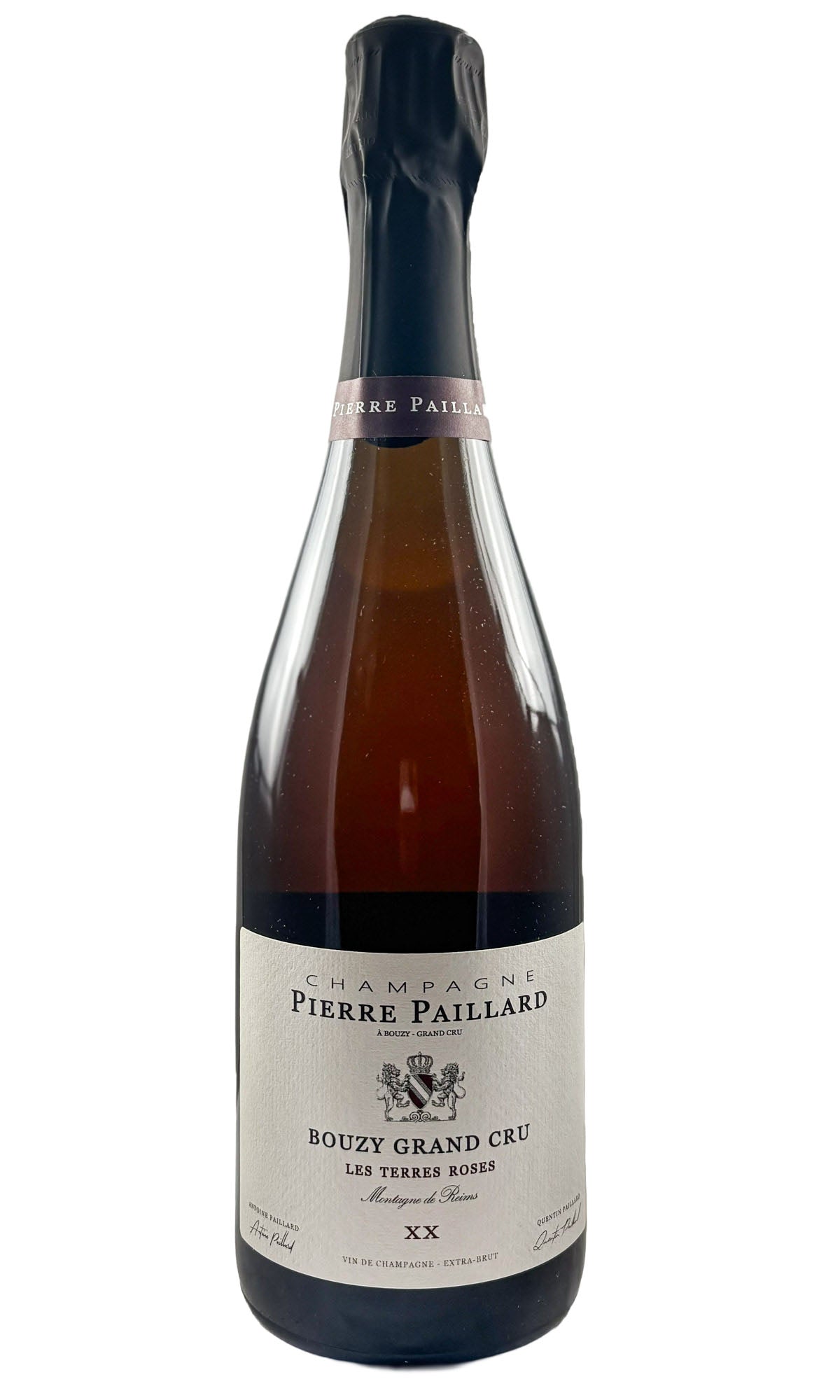 Bottle of Pierre Paillard, Champagne Rose Grand Cru Extra Brut Les Terres Roses Bouzy XX, NV - Sparkling Wine - Flatiron Wines & Spirits - New York
