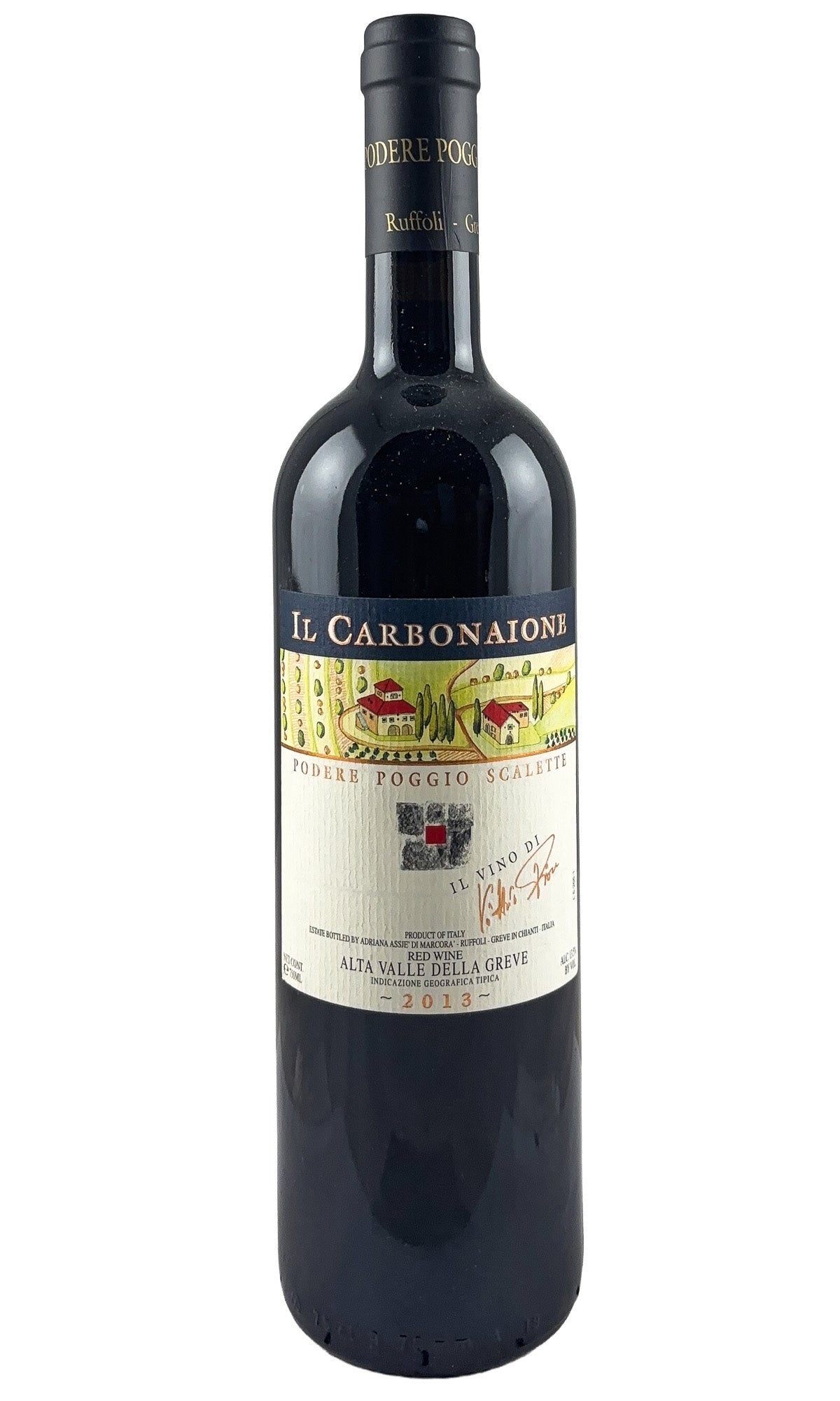 Bottle of Podere Poggio Scalette, Alta Valle della Greve IGT Il Carbonaione, 2013 - Red Wine - Flatiron Wines & Spirits - New York