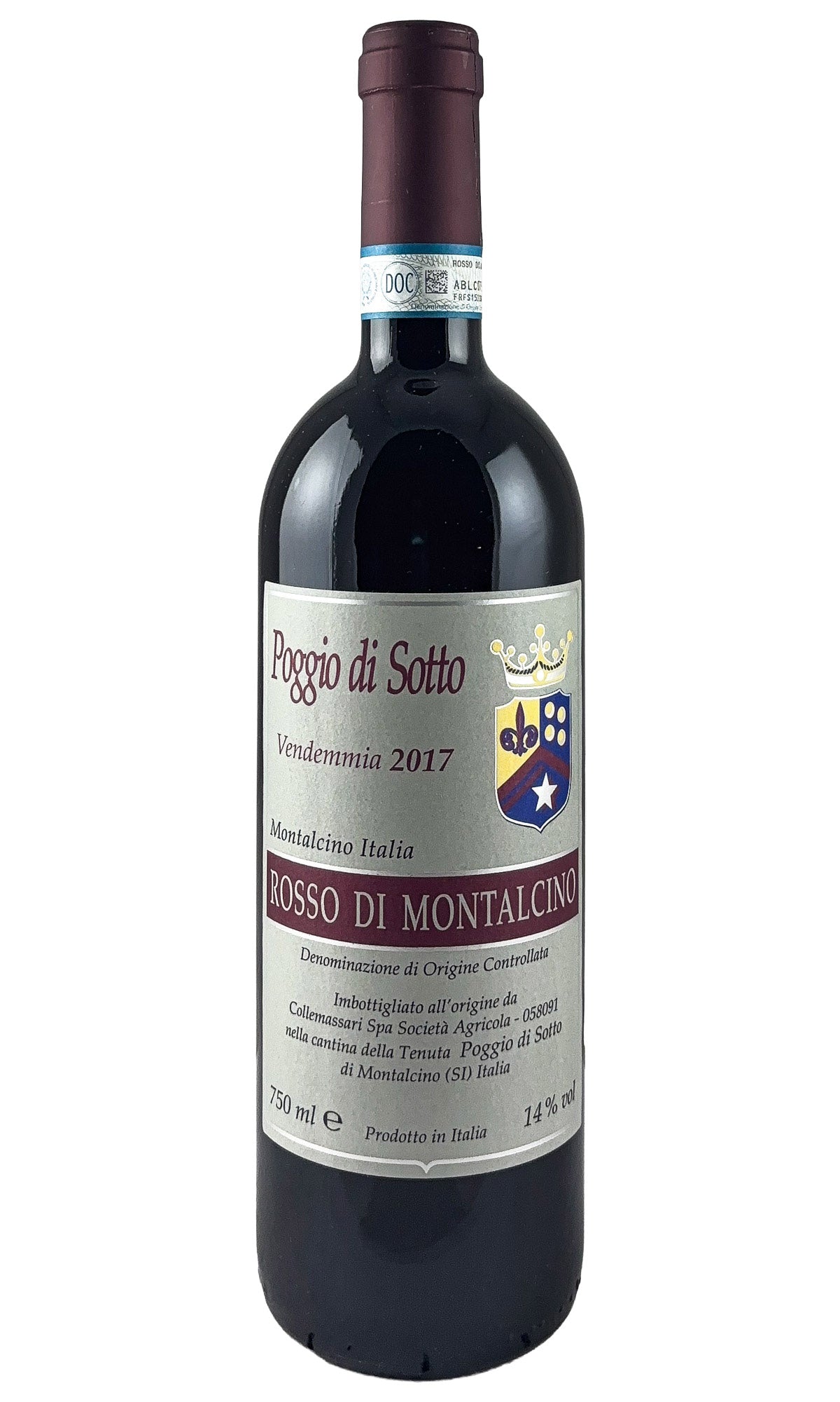 Bottle of Poggio di Sotto, Rosso di Montalcino, 2017 - Red Wine - Flatiron Wines & Spirits - New York