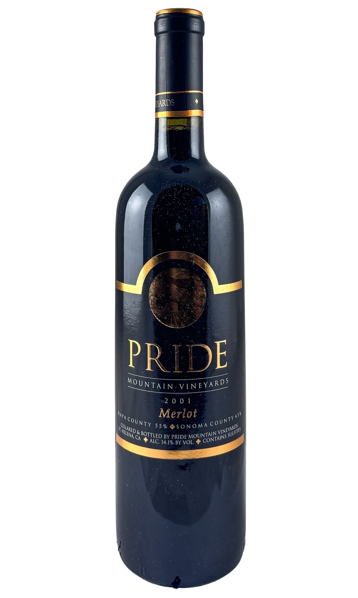 Bottle of Pride Mountain Vineyards, Merlot, 2001 - Red Wine - Flatiron Wines & Spirits - New York