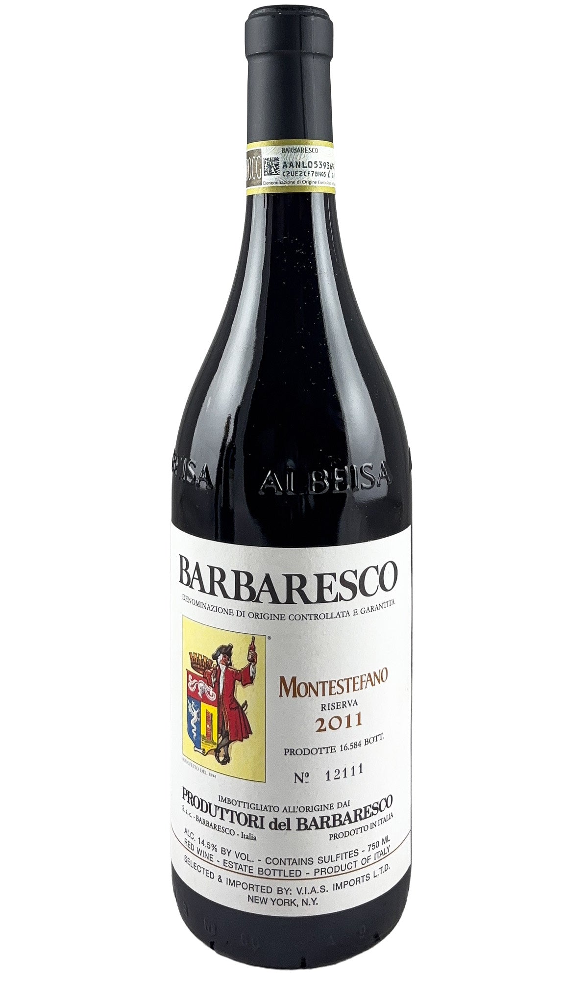 Bottle of Produttori del Barbaresco, Barbaresco Riserva Montestefano, 2011 - Red Wine - Flatiron Wines & Spirits - New York