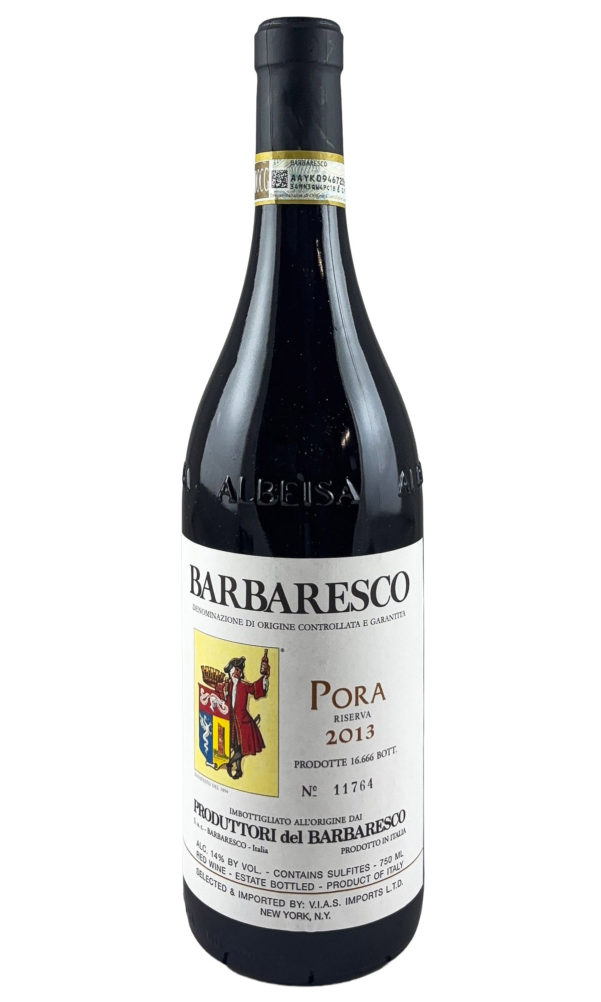 Bottle of Produttori del Barbaresco, Barbaresco Riserva “Pora”, 2013 - Red Wine - Flatiron Wines & Spirits - New York
