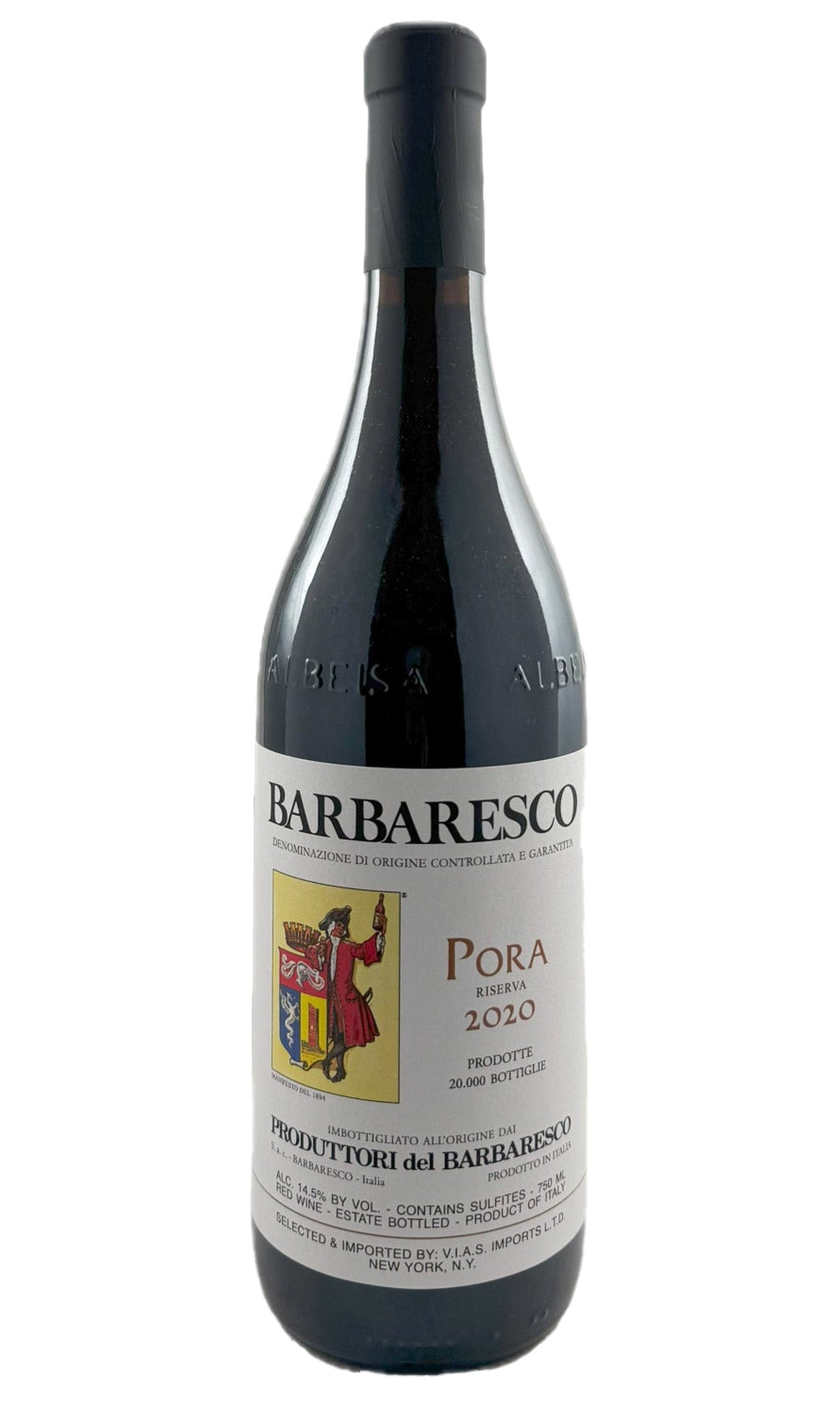 Bottle of Produttori del Barbaresco, Barbaresco Riserva “Pora”, 2020 - Red Wine - Flatiron Wines & Spirits - New York