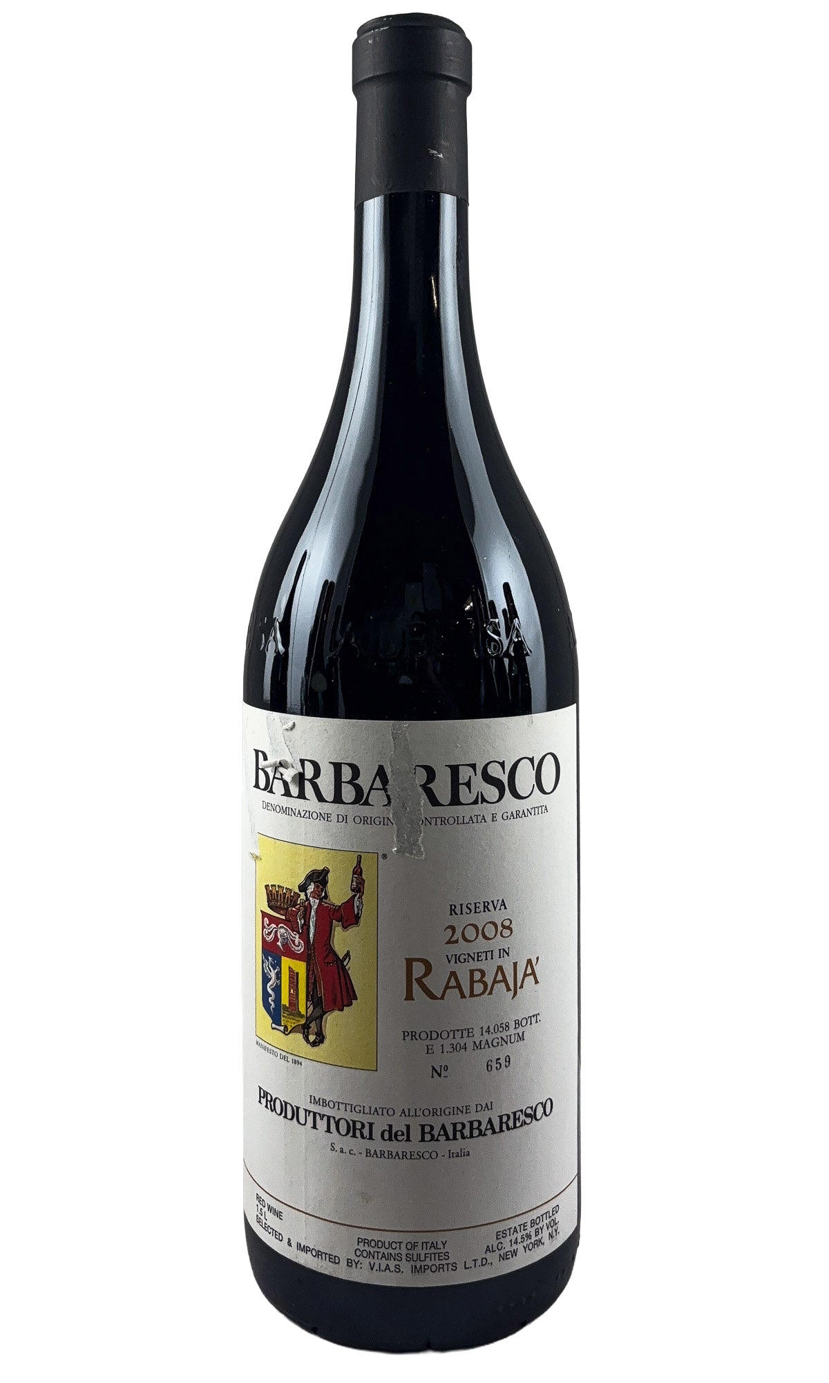 Bottle of Produttori del Barbaresco, Barbaresco Riserva Rabaja, 2008 (1.5L) - Red Wine - Flatiron Wines & Spirits - New York