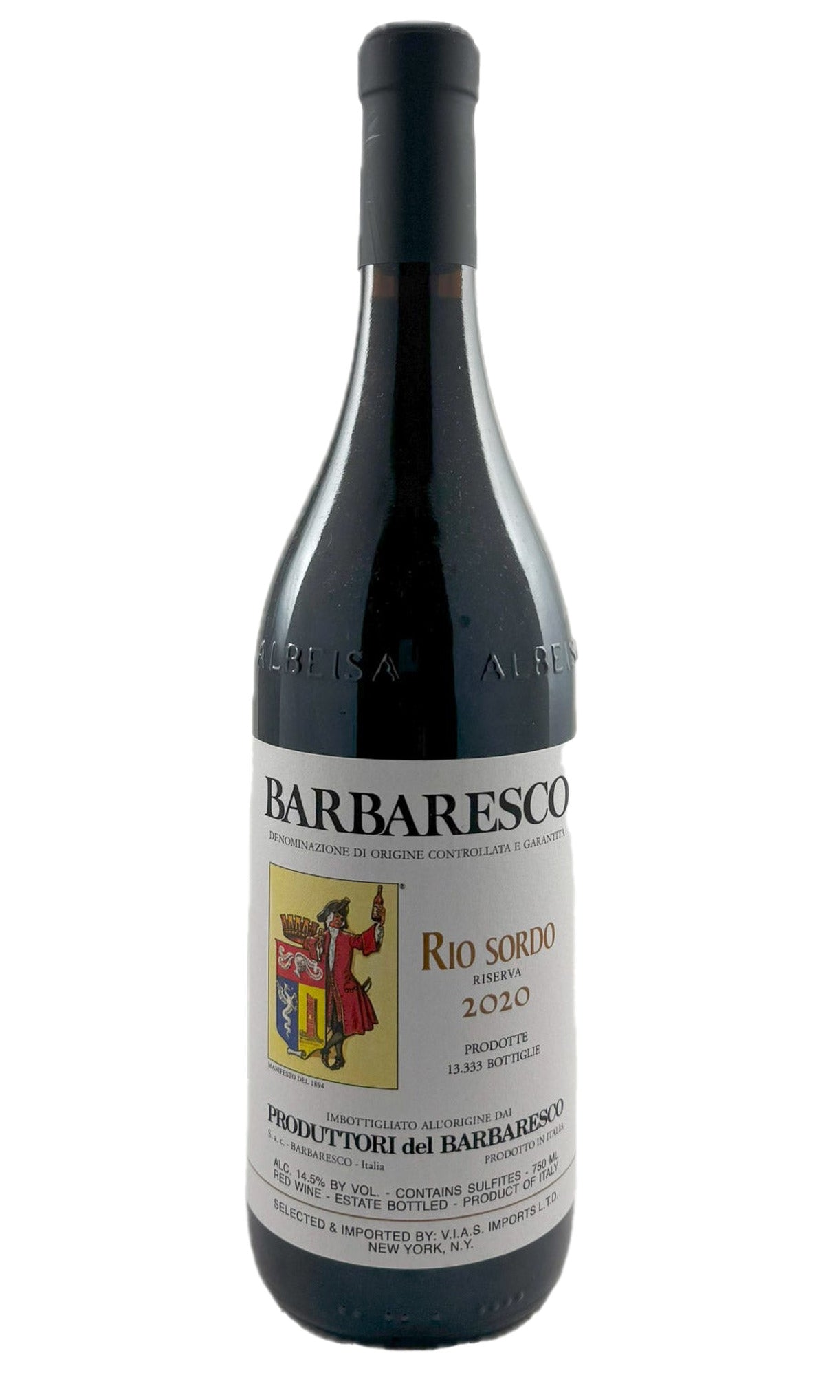 Bottle of Produttori del Barbaresco, Barbaresco Riserva “Rio Sordo”, 2020 - Red Wine - Flatiron Wines & Spirits - New York