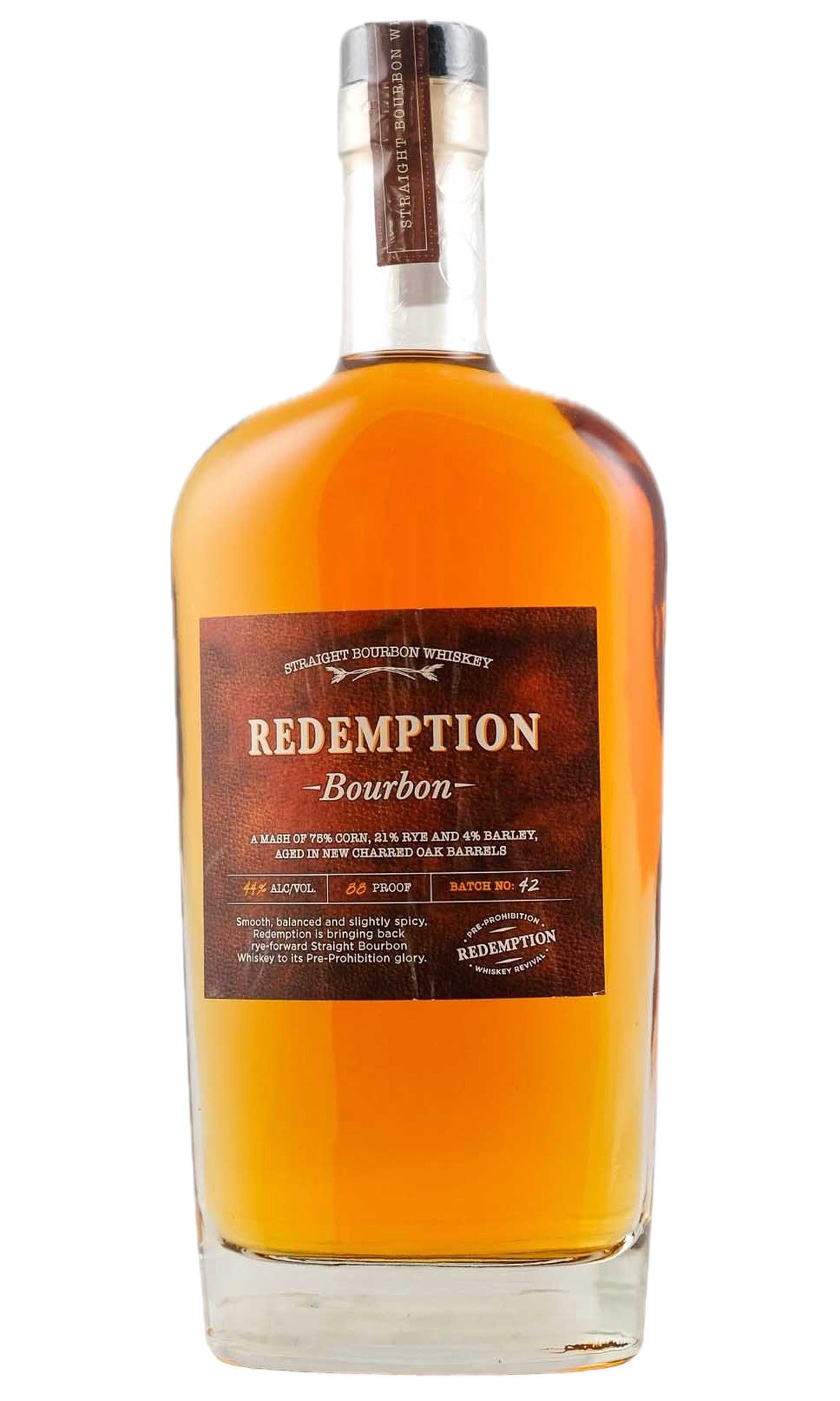 Bottle of Redemption, Straight Bourbon - Spirit - Flatiron Wines & Spirits - New York