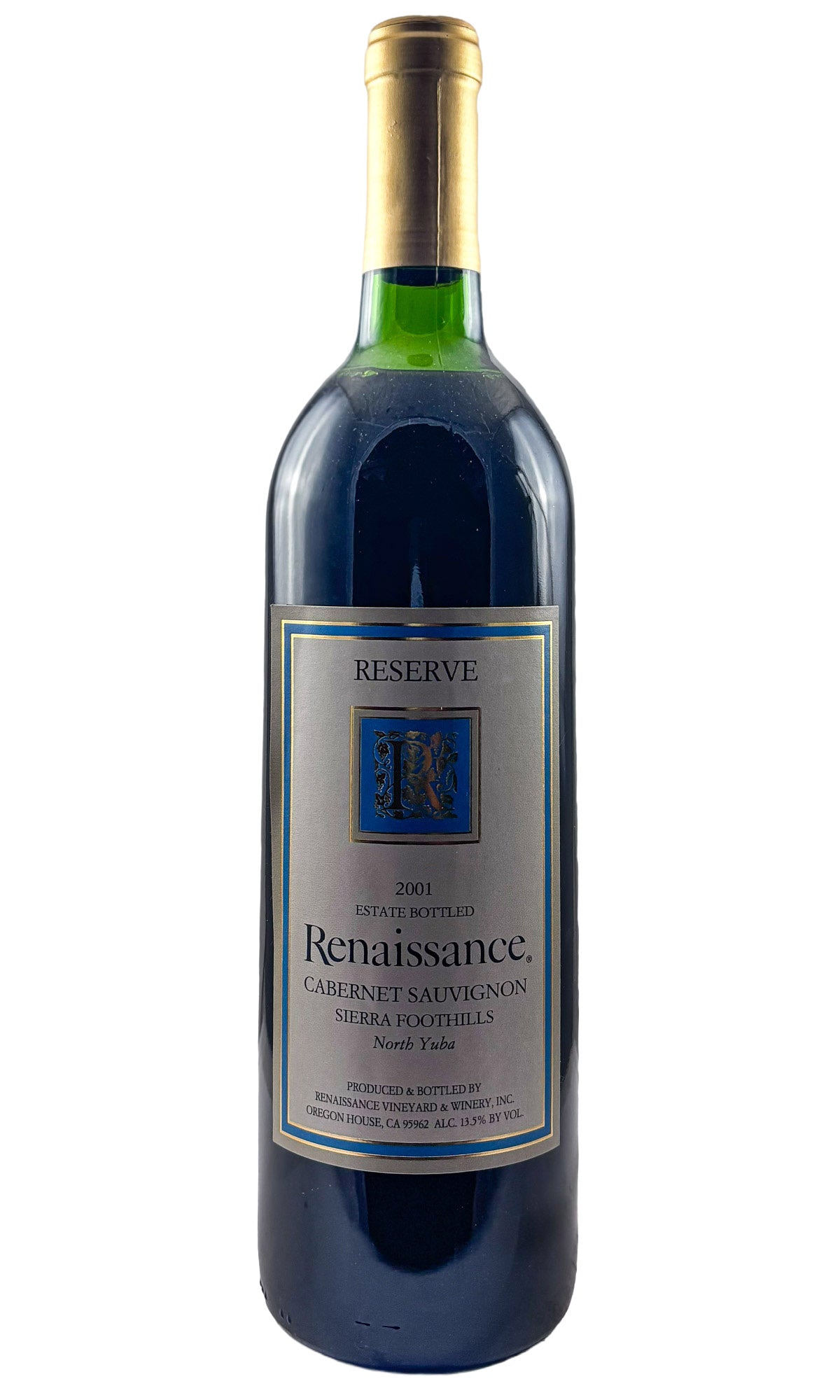 Bottle of Renaissance, Cabernet Sauvignon Reserve, 2001 - Red Wine - Flatiron Wines & Spirits - New York