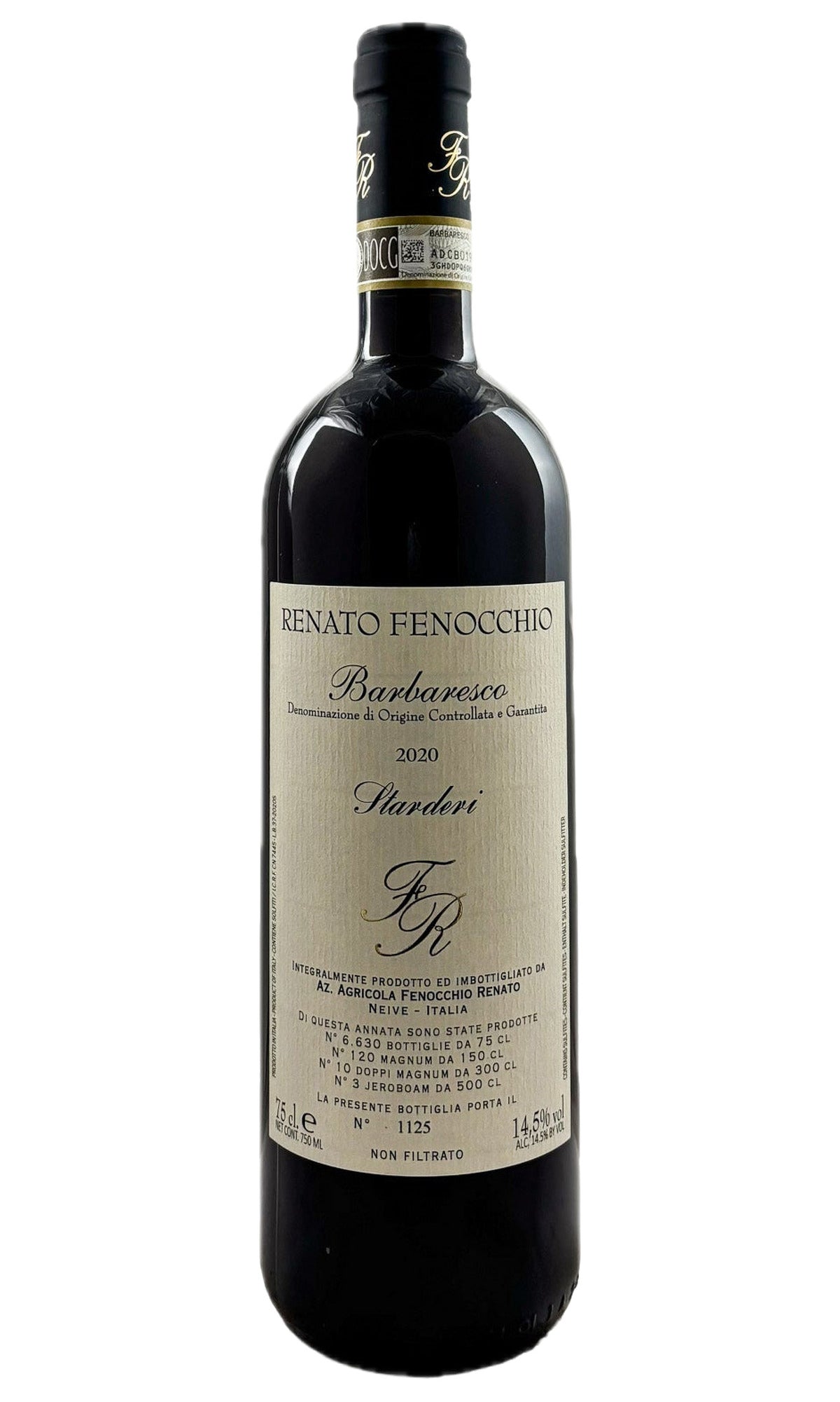 Bottle of Renato Fenocchio, Barberesco Starderi, 2020 - Red Wine - Flatiron Wines & Spirits - New York