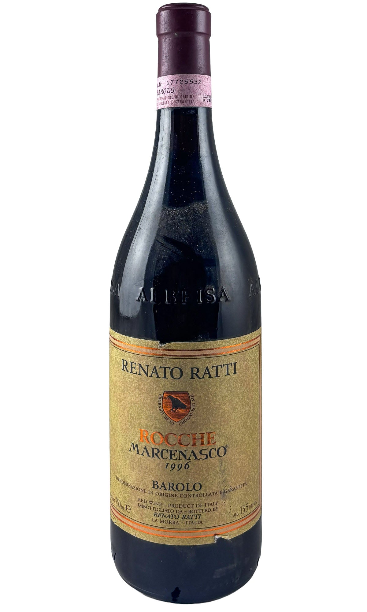 Bottle of Renato Ratti, Barolo Rocche Marcenasco, 1996 - Red Wine - Flatiron Wines & Spirits - New York