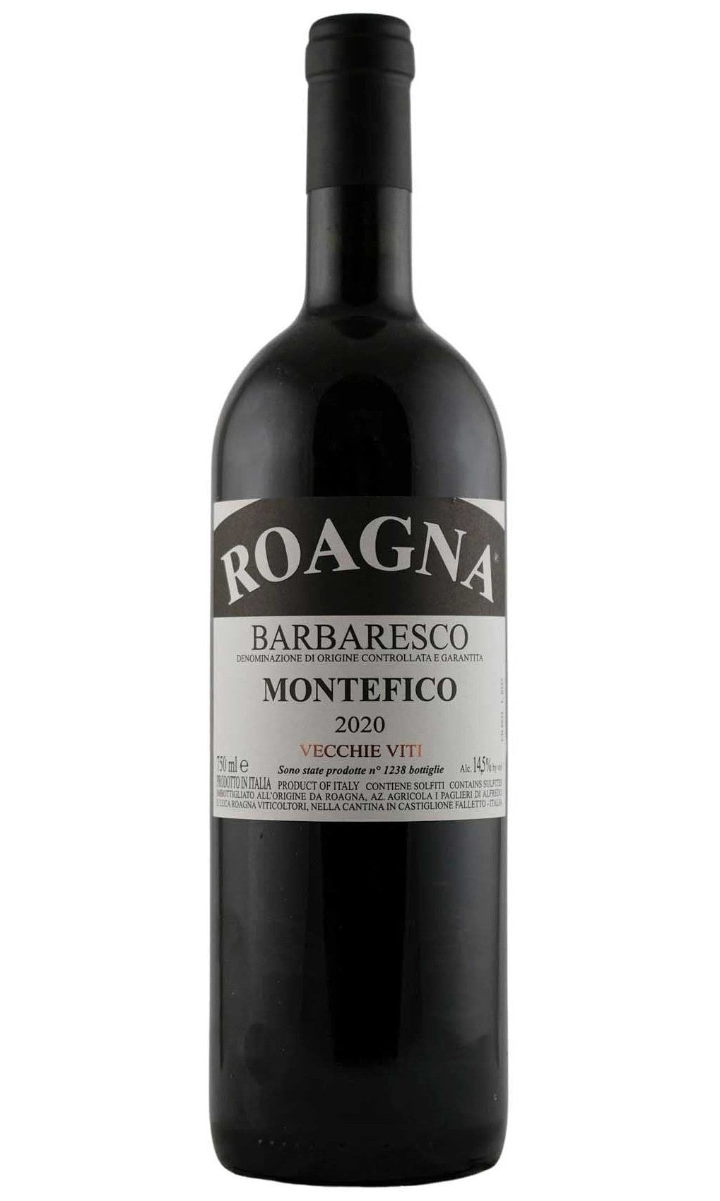 Bottle of Roagna, Barbaresco Montefico VV, 2020 - Red Wine - Flatiron Wines & Spirits - New York