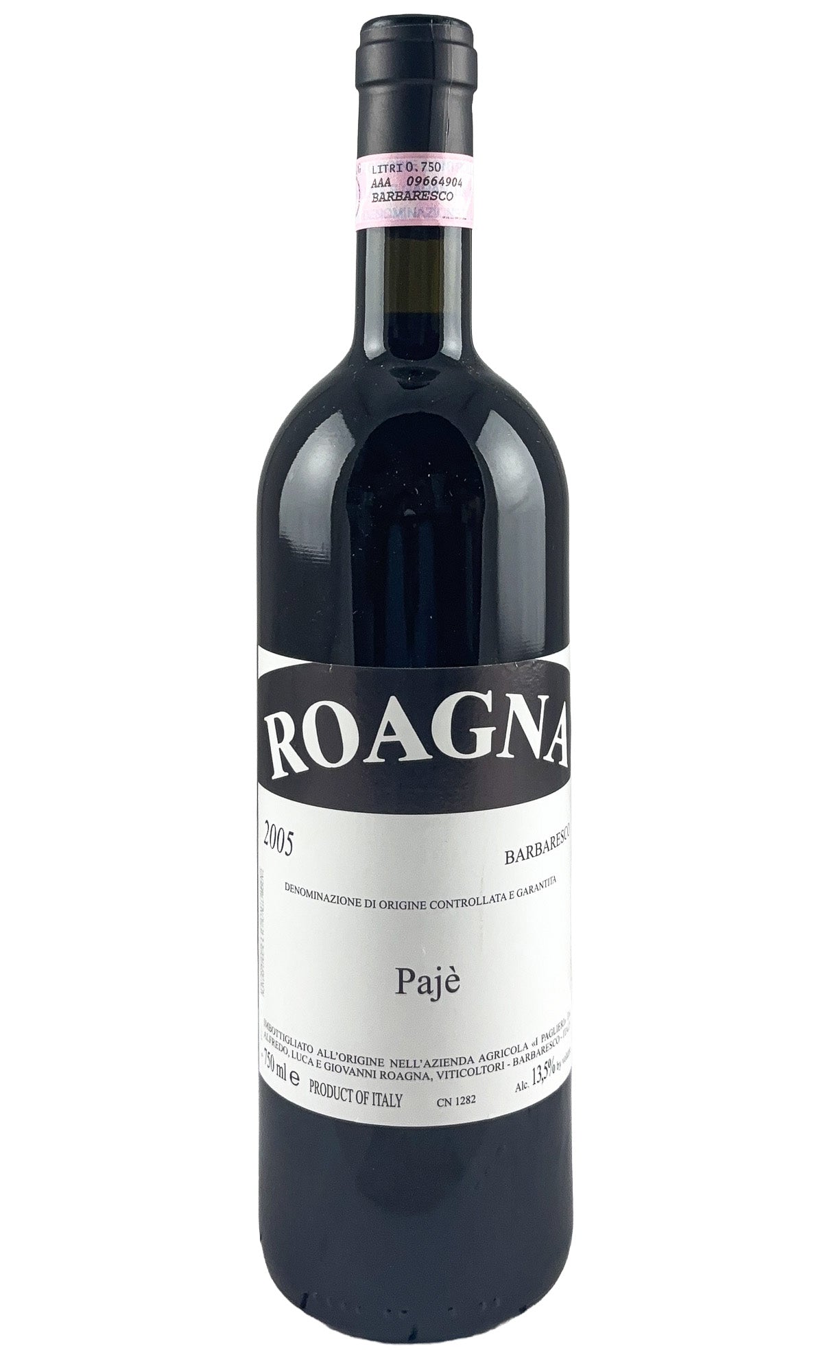 Bottle of Roagna, Barbaresco Paje, 2005 - Red Wine - Flatiron Wines & Spirits - New York