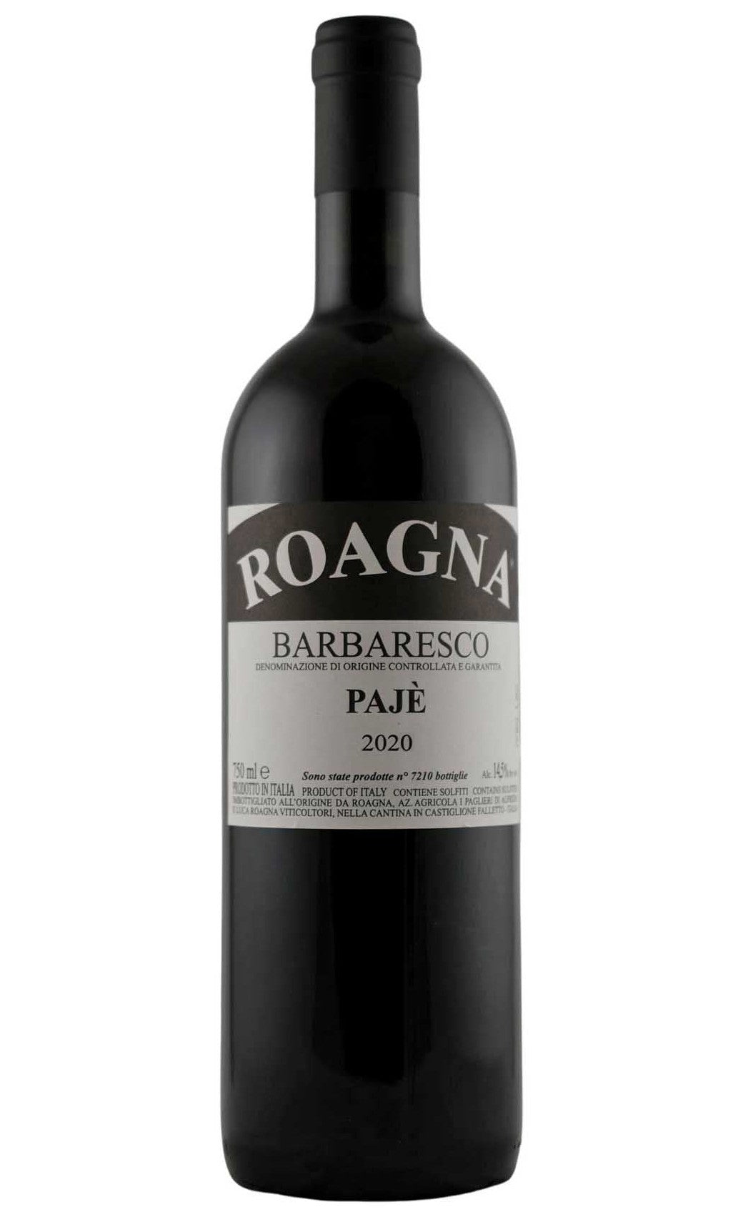 Bottle of Roagna, Barbaresco Paje, 2020 - Red Wine - Flatiron Wines & Spirits - New York