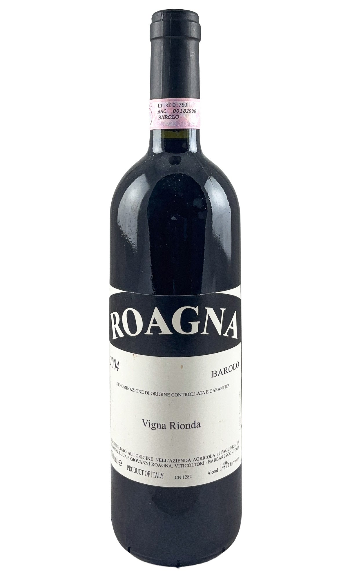 Bottle of Roagna, Barolo Vigna Rionda, 2004 - Red Wine - Flatiron Wines & Spirits - New York