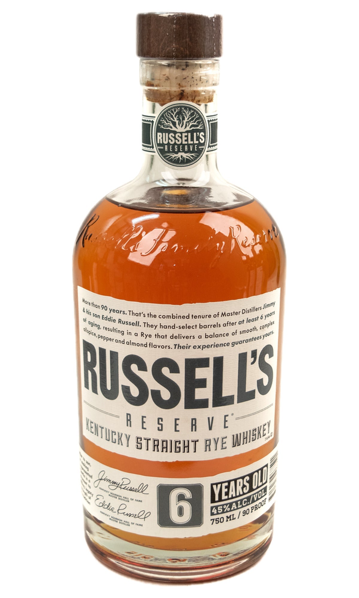 Bottle of Russell's Reserve, Rye, 6 Year - Spirit - Flatiron Wines & Spirits - New York
