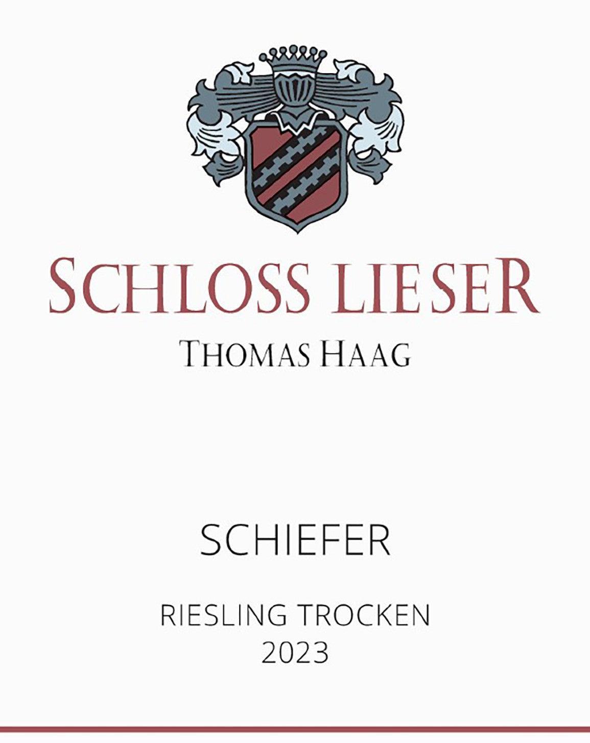 Bottle of Schloss Lieser, Schiefer Riesling Trocken, 2024 (Pre-Arrival, ETA Late Fall 2026) - White Wine - Flatiron Wines & Spirits - New York