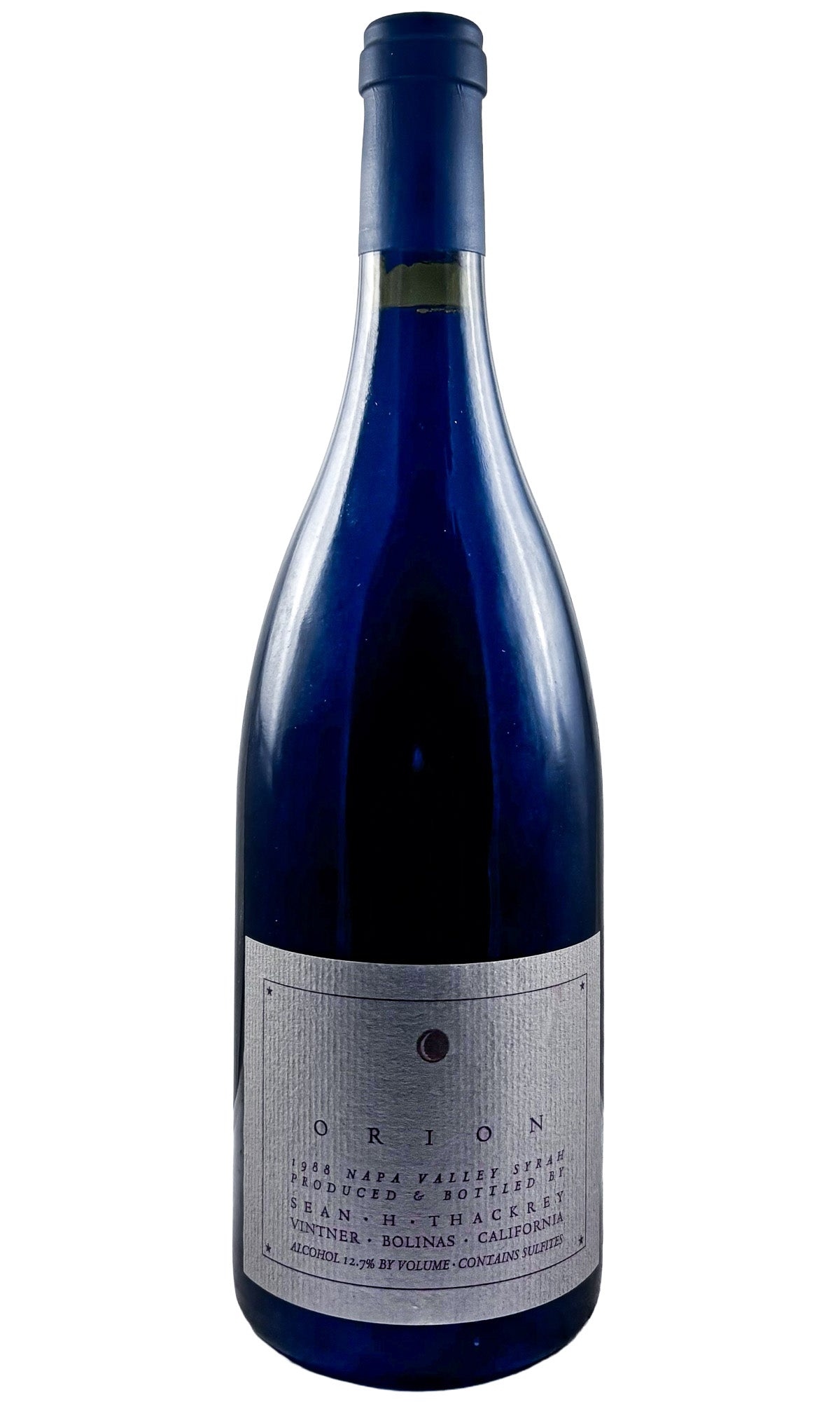 Bottle of Sean Thackrey, Napa Valley Syrah Orion, 1988 - Red Wine - Flatiron Wines & Spirits - New York