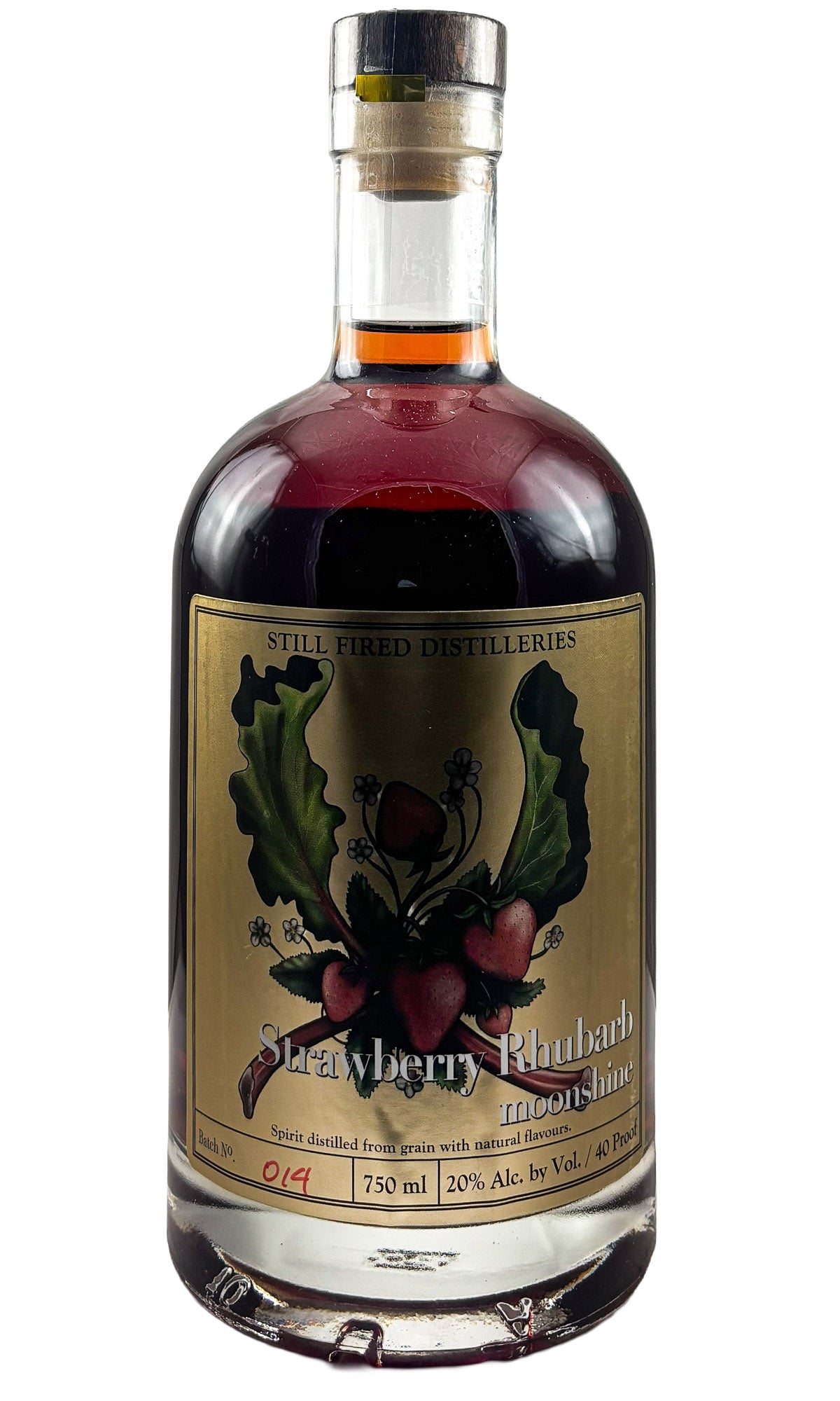 Bottle of Still Fired Spirits, Strawberry Rhubarb Moonshine - Spirit - Flatiron Wines & Spirits - New York