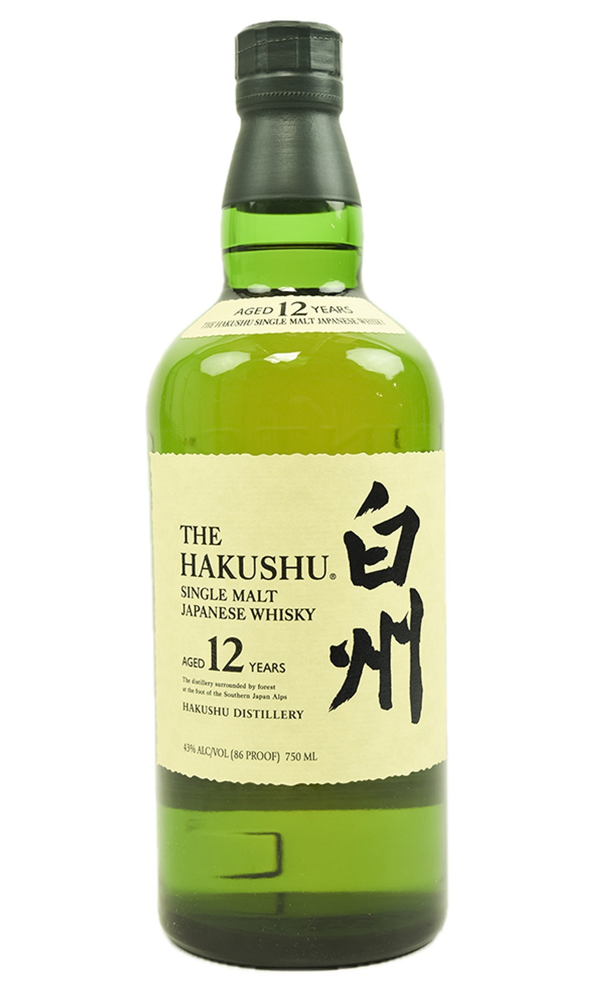 Bottle of Suntory, Hakushu Single Malt Japanese Whisky 12 Year - Spirit - Flatiron Wines & Spirits - New York