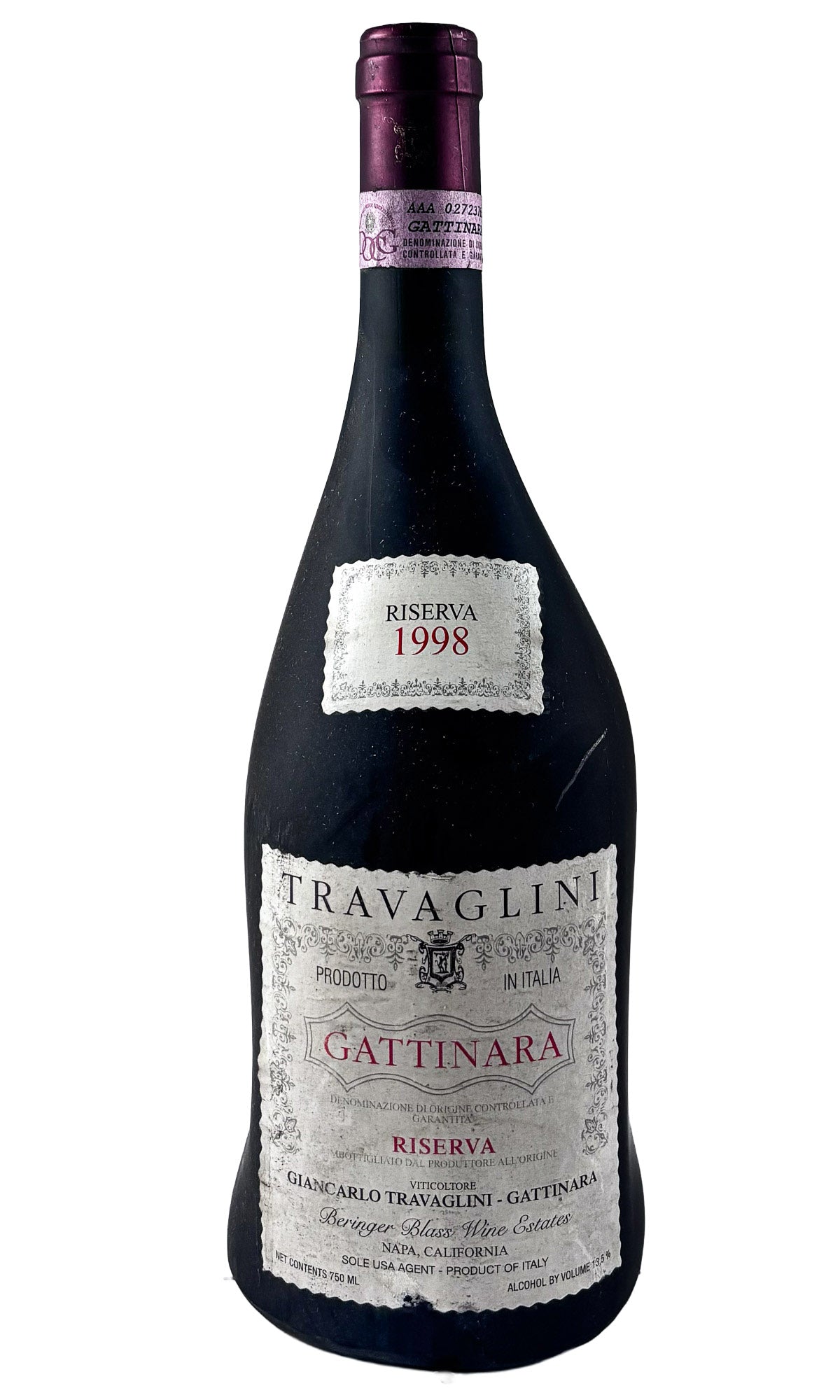 Bottle of Travaglini, Gattinara Riserva, 1998 - Red Wine - Flatiron Wines & Spirits - New York