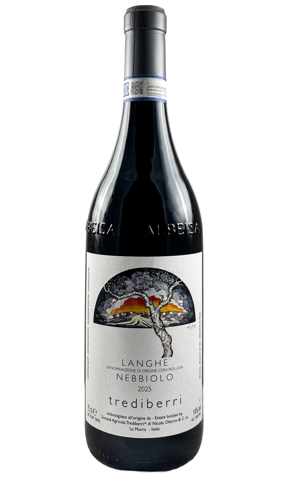 Bottle of Trediberri, Langhe Nebbiolo, 2025 - Red Wine - Flatiron Wines & Spirits - New York