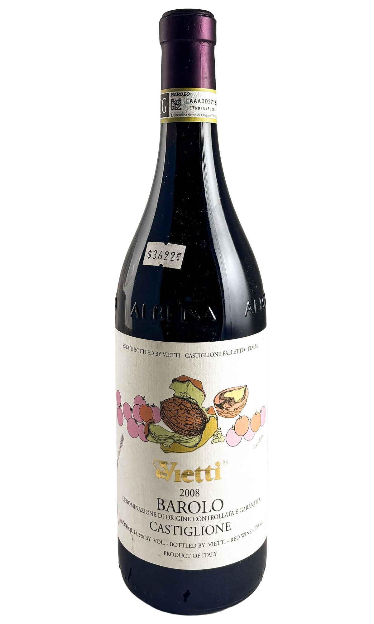 Bottle of Vietti, Barolo Castiglione, 2008 - Red Wine - Flatiron Wines & Spirits - New York