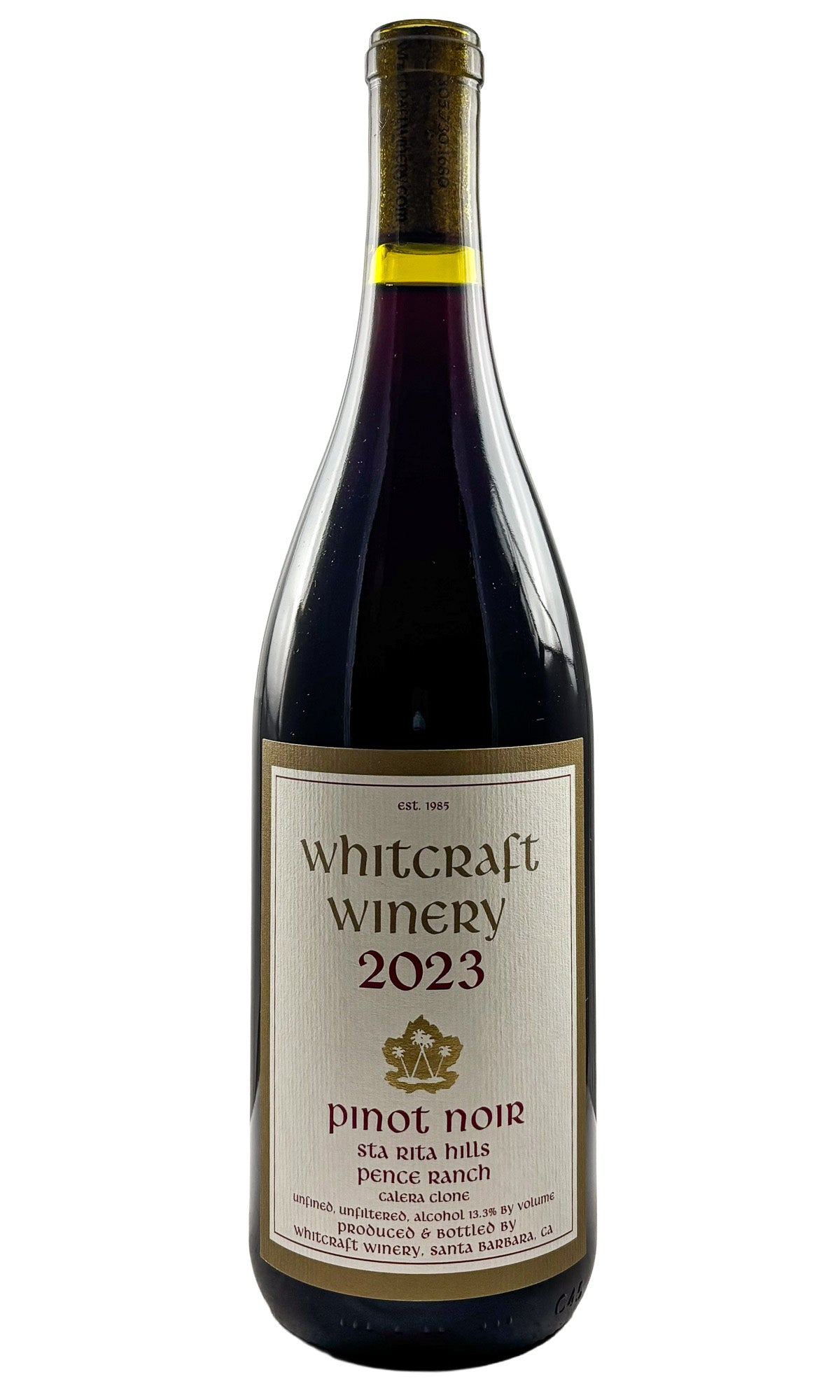 Bottle of Whitcraft, Pinot Noir Santa Rita Hills Pence Ranch Calera Clone, 2023 - Red Wine - Flatiron Wines & Spirits - New York