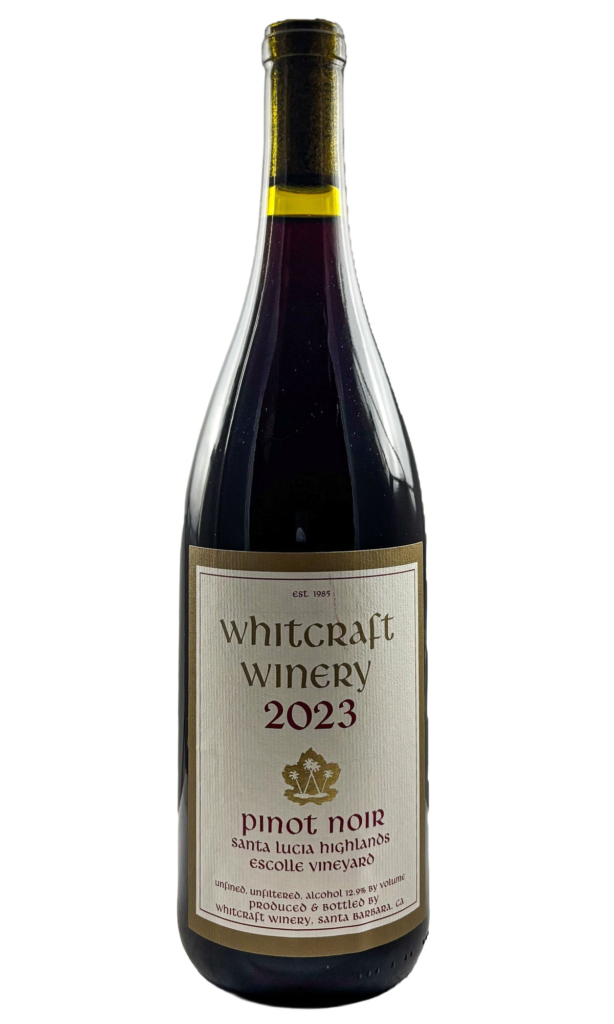 Bottle of Whitcraft, Santa Lucia Highlands Escolle Vineyard Pinot Noir, 2023 - Red Wine - Flatiron Wines & Spirits - New York