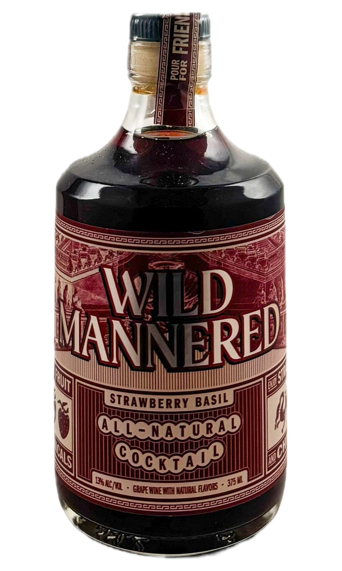 Bottle of Wild Mannered, Strawberry Basil Soju (375ml) - Spirit - Flatiron Wines & Spirits - New York